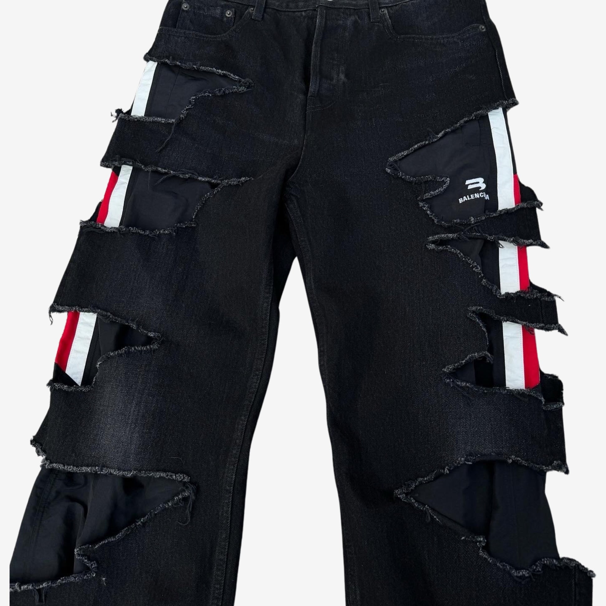 Balenciaga AW21 Slashed Denim 