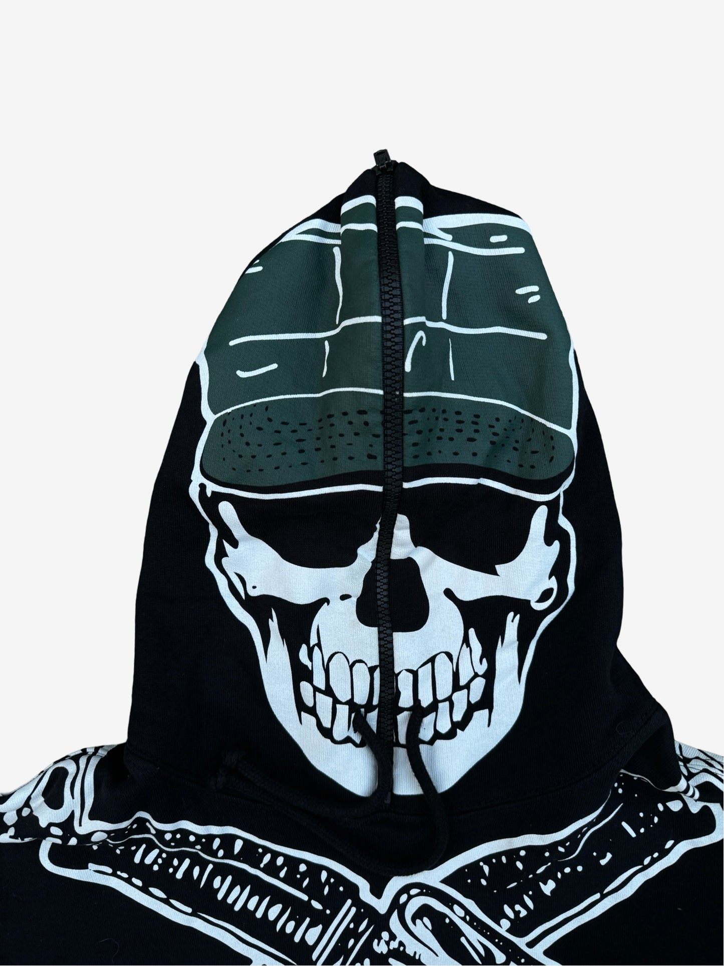 Vetements SS19 Marine Skull Gimp Hoodie