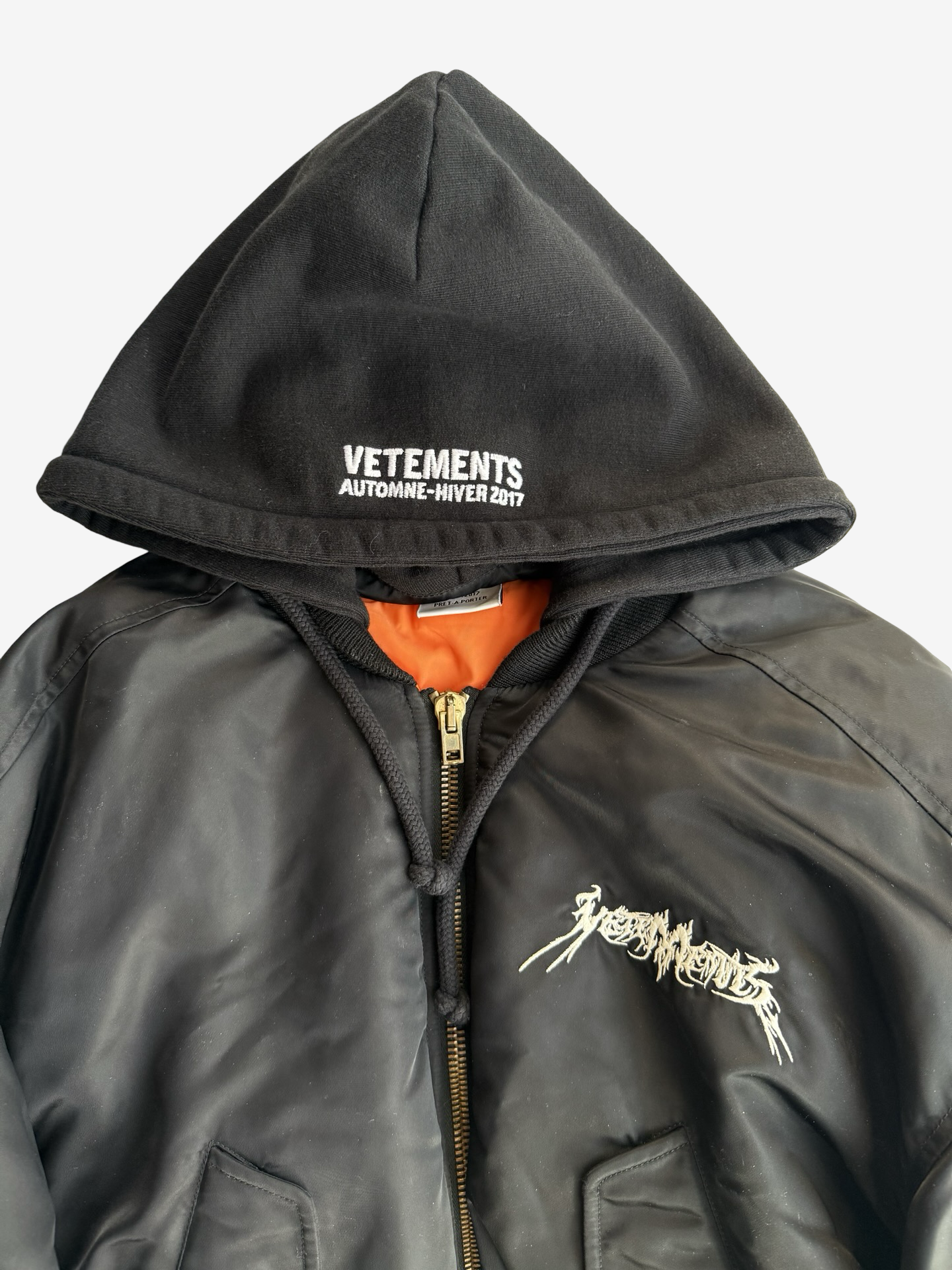 Vetements FW16 Total Fucking Darkness (TFD) Femme Bomber Sz.XS