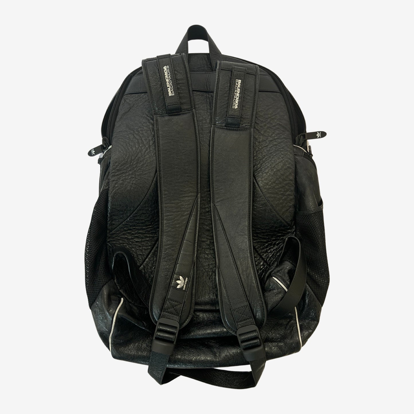 Balenciaga Adidas Leather Backpack Black Sz.L