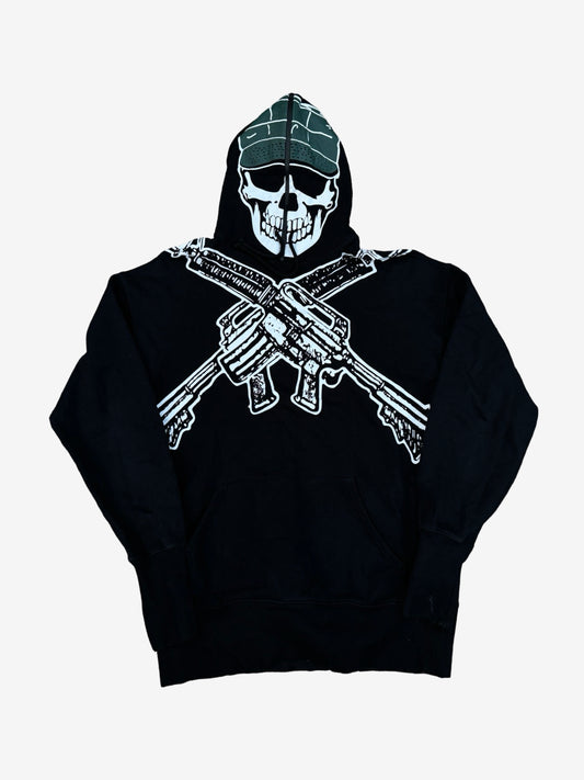 Vetements SS19 Marine Skull Gimp Hoodie