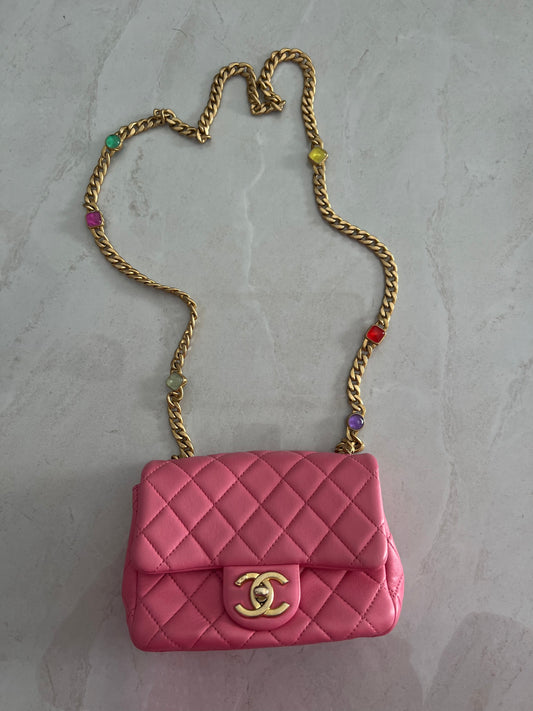 Chanel Pink Classic Flap CF