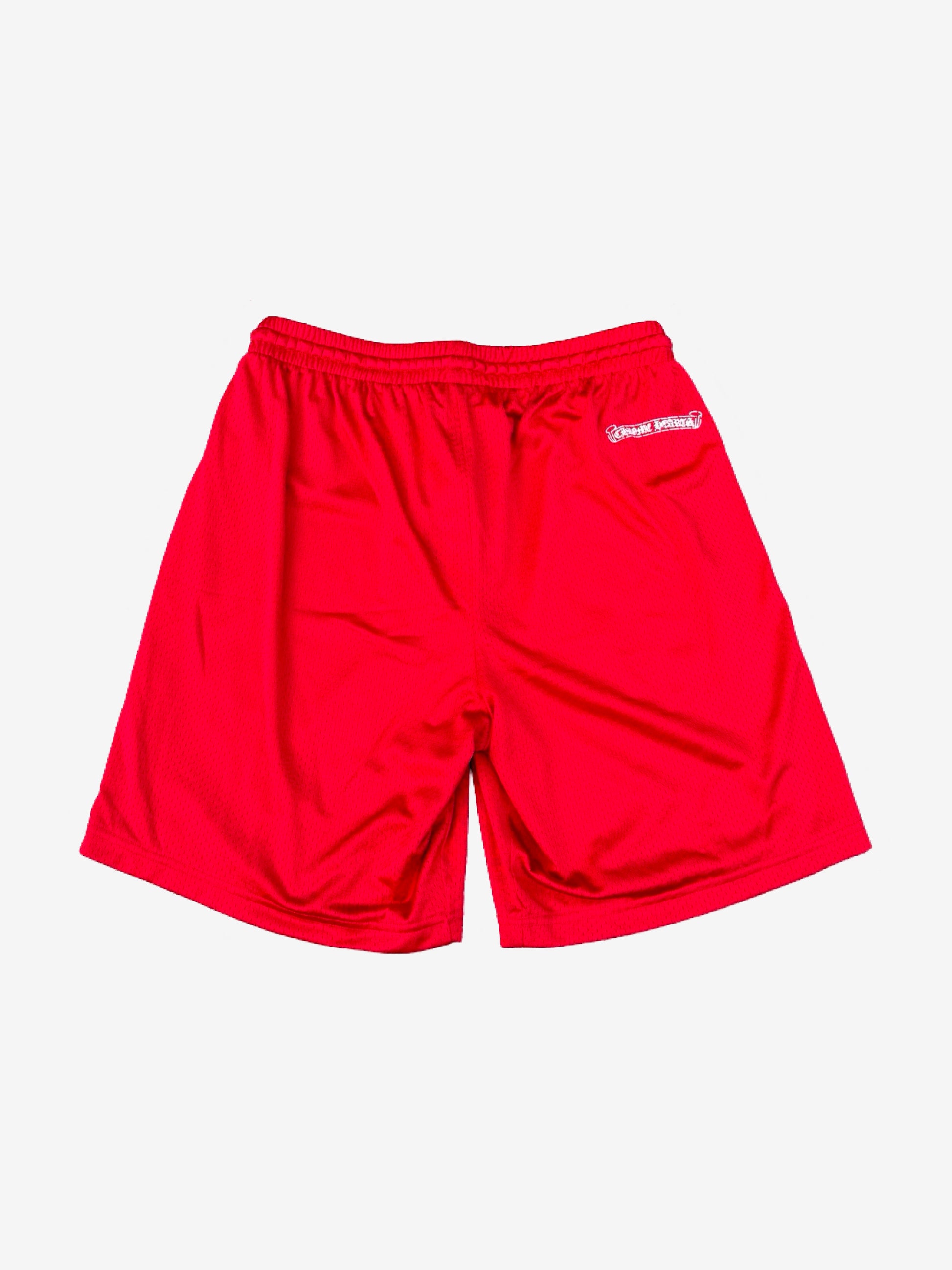 Chrome Hearts Red Team CNY Exclusive Mesh Shorts