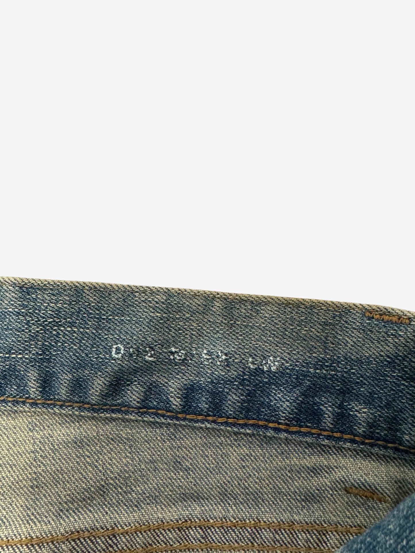 Saint Laurent Paris SS16 Blue Crashed Denim