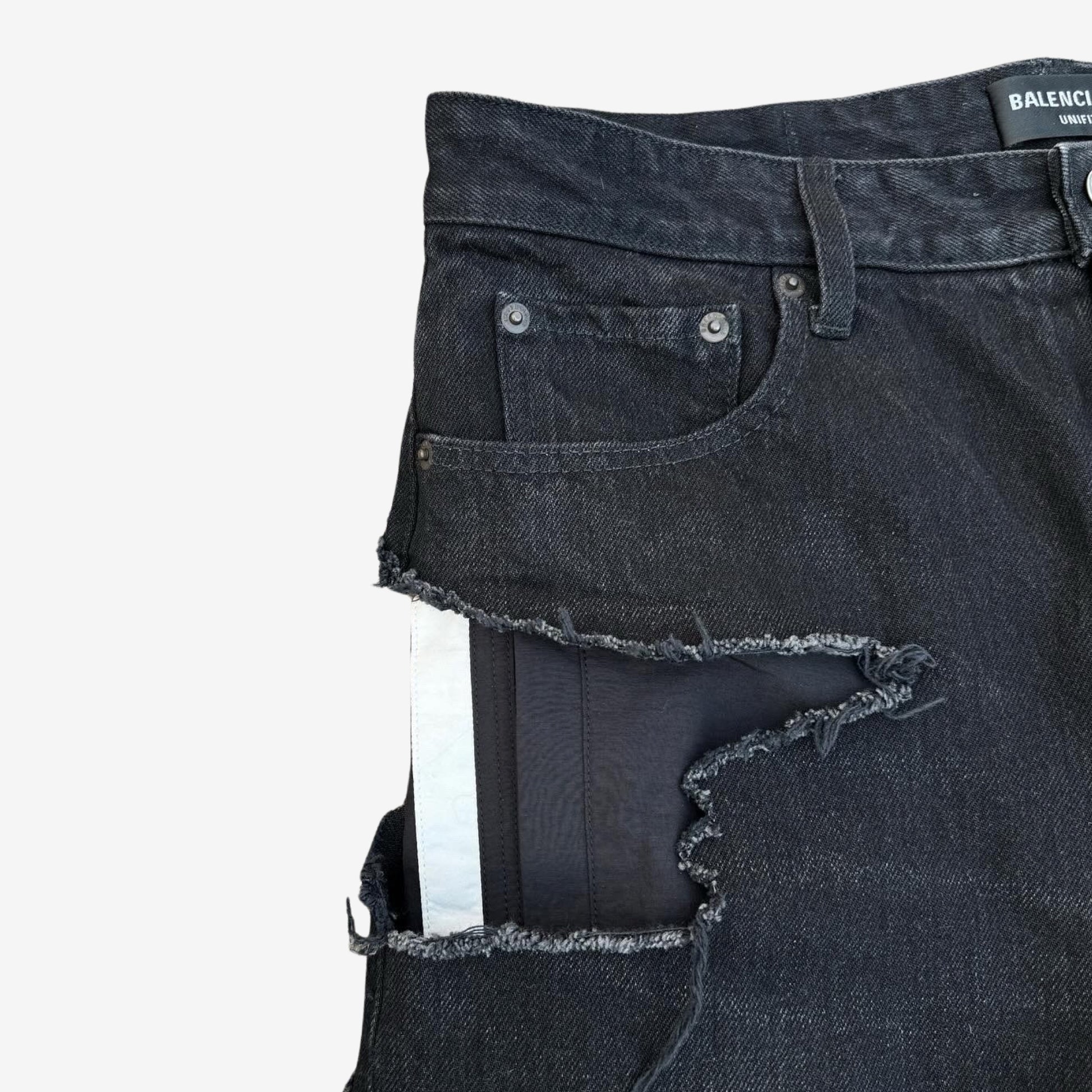 Balenciaga AW21 Slashed Denim 