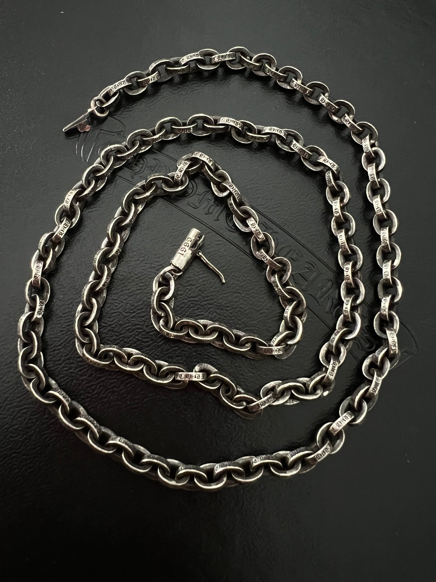 Chrome Hearts Paperchain Bracelet Sz. 8,5 Inch/ 22cm