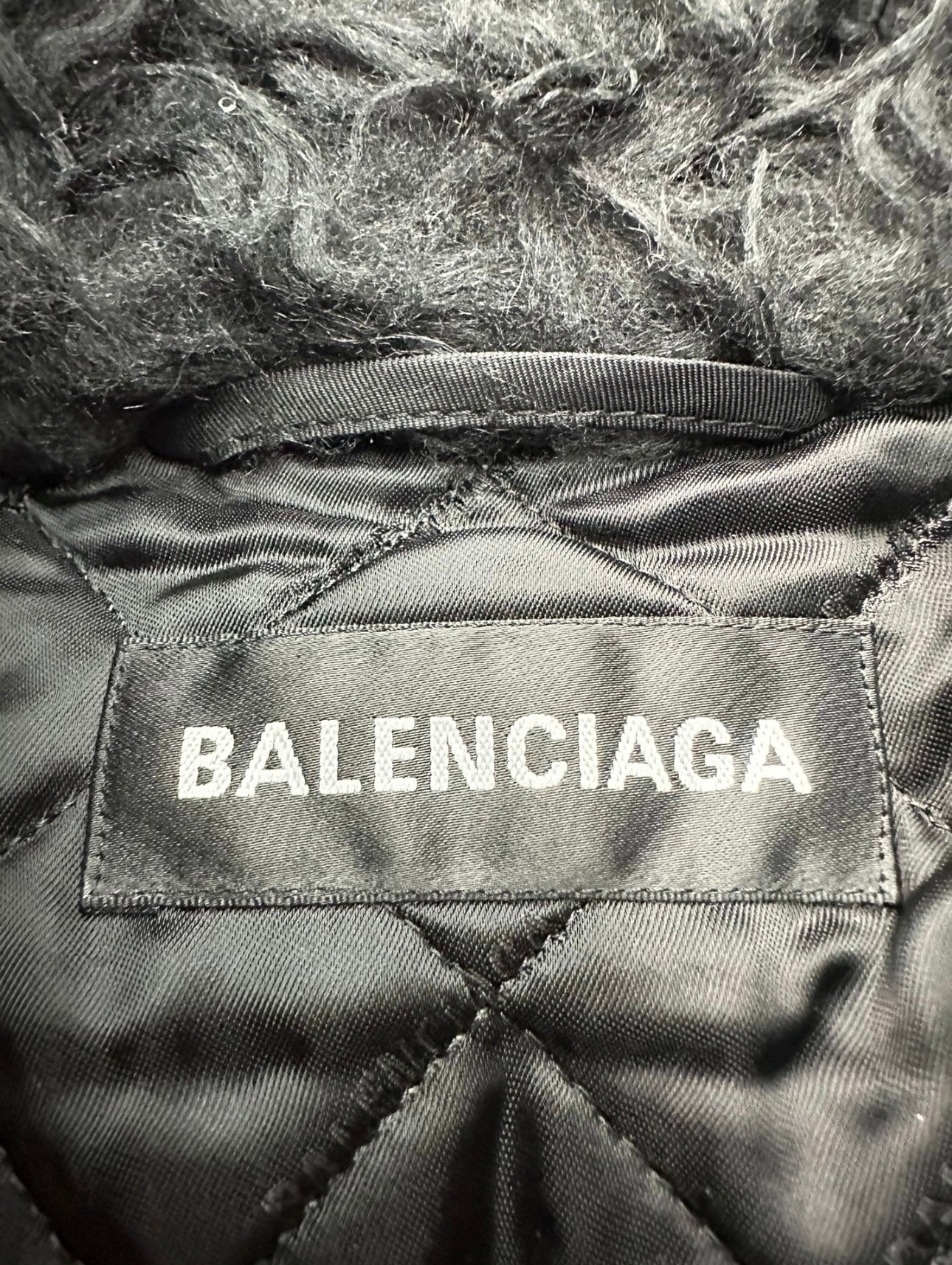 Balenciaga FW20 Faux Fur Coat Jacket