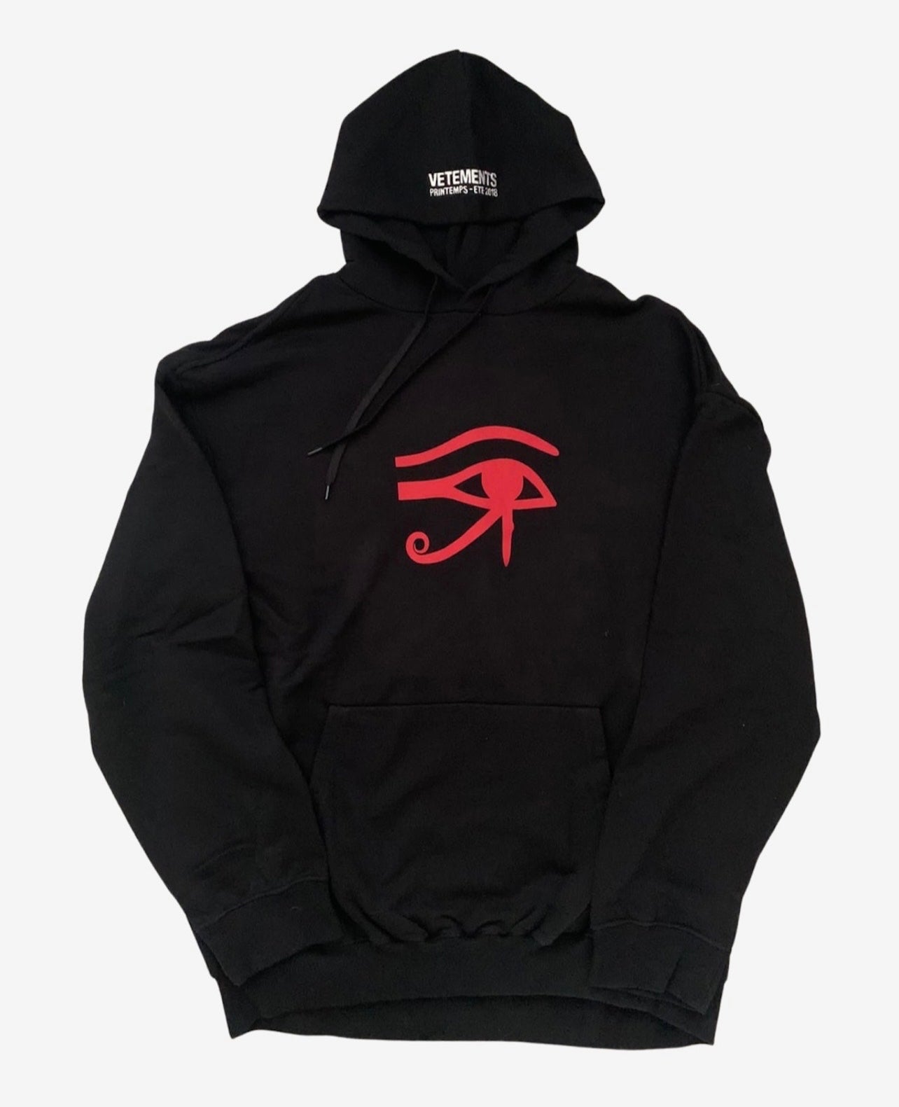 Vetements SS18 Oversized Eye of Horus Hoodie 