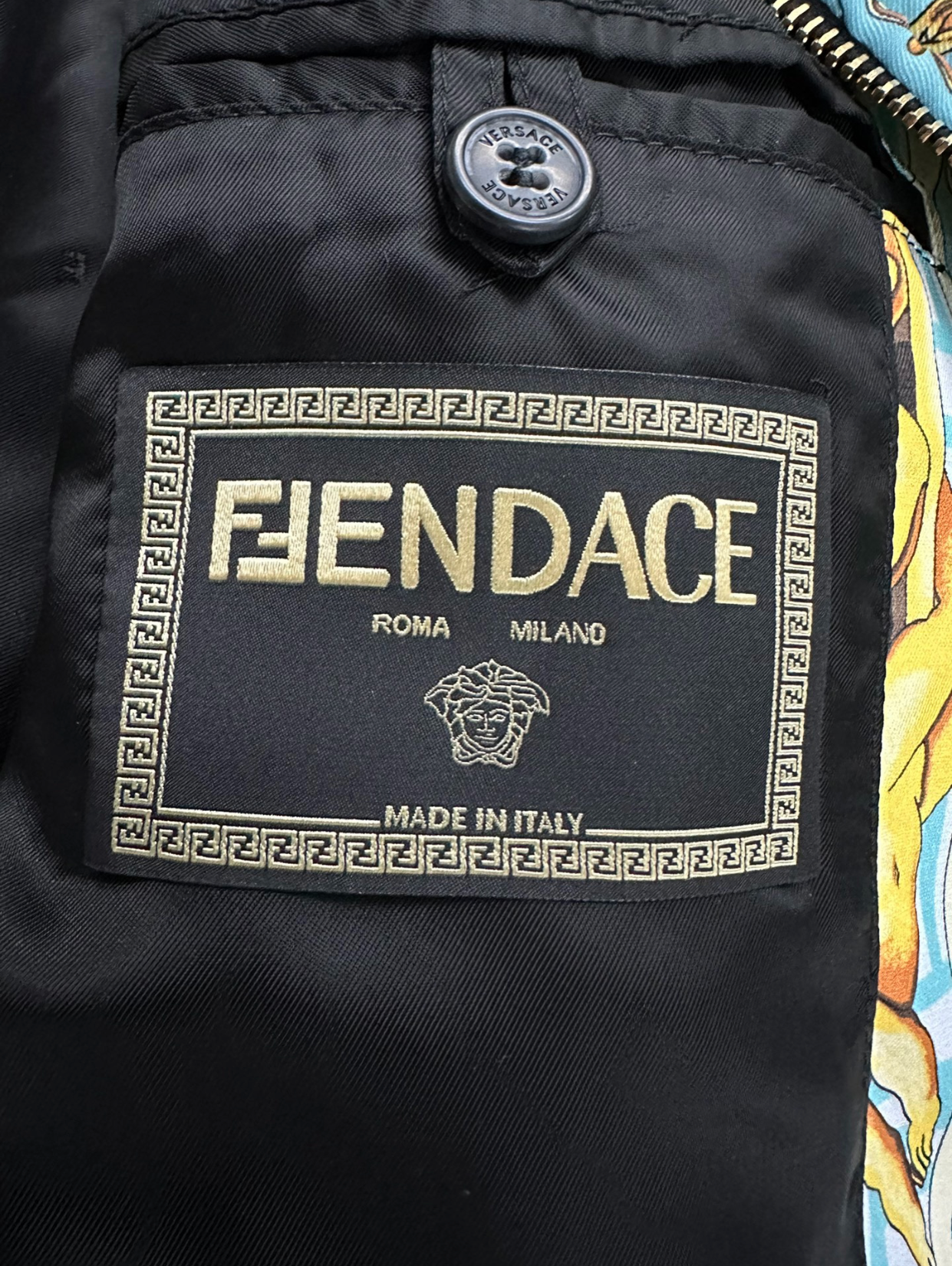 Fendi Versace Fendace Bomber Jacket