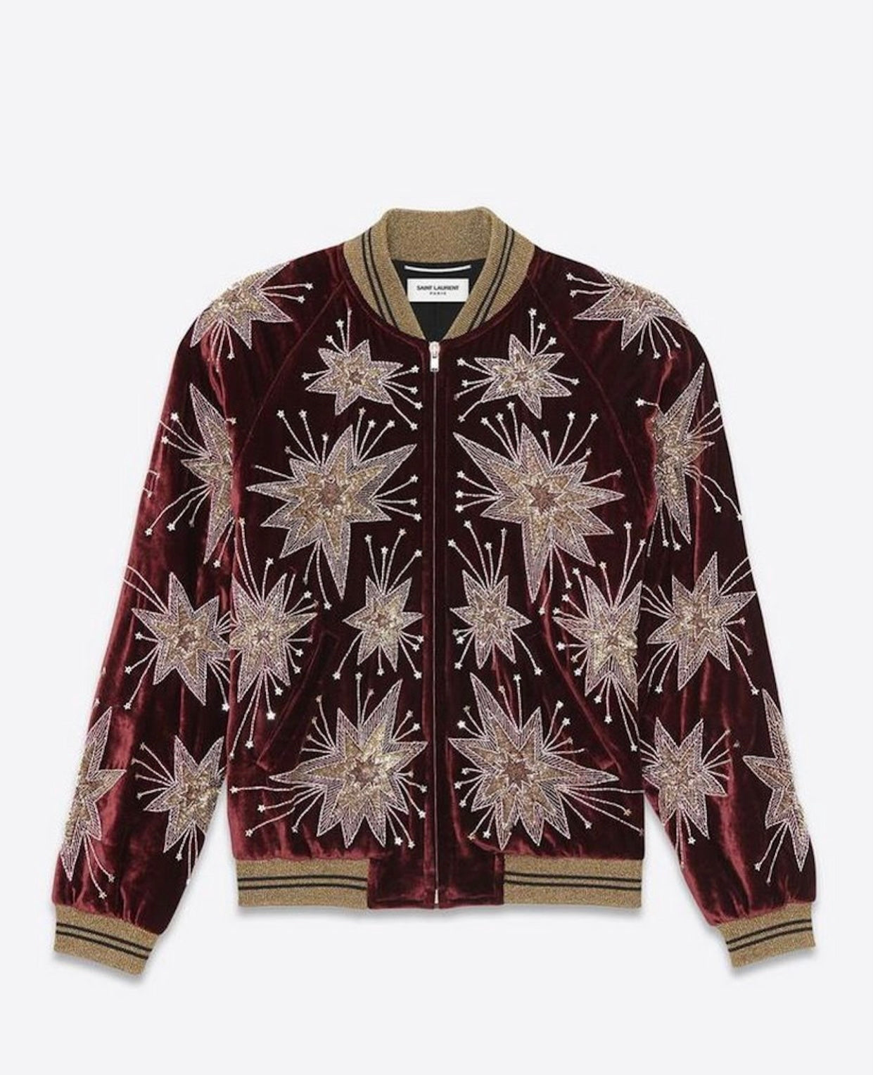 Saint Laurent Paris SS15 Star Velvet Jacket – FyouGrails