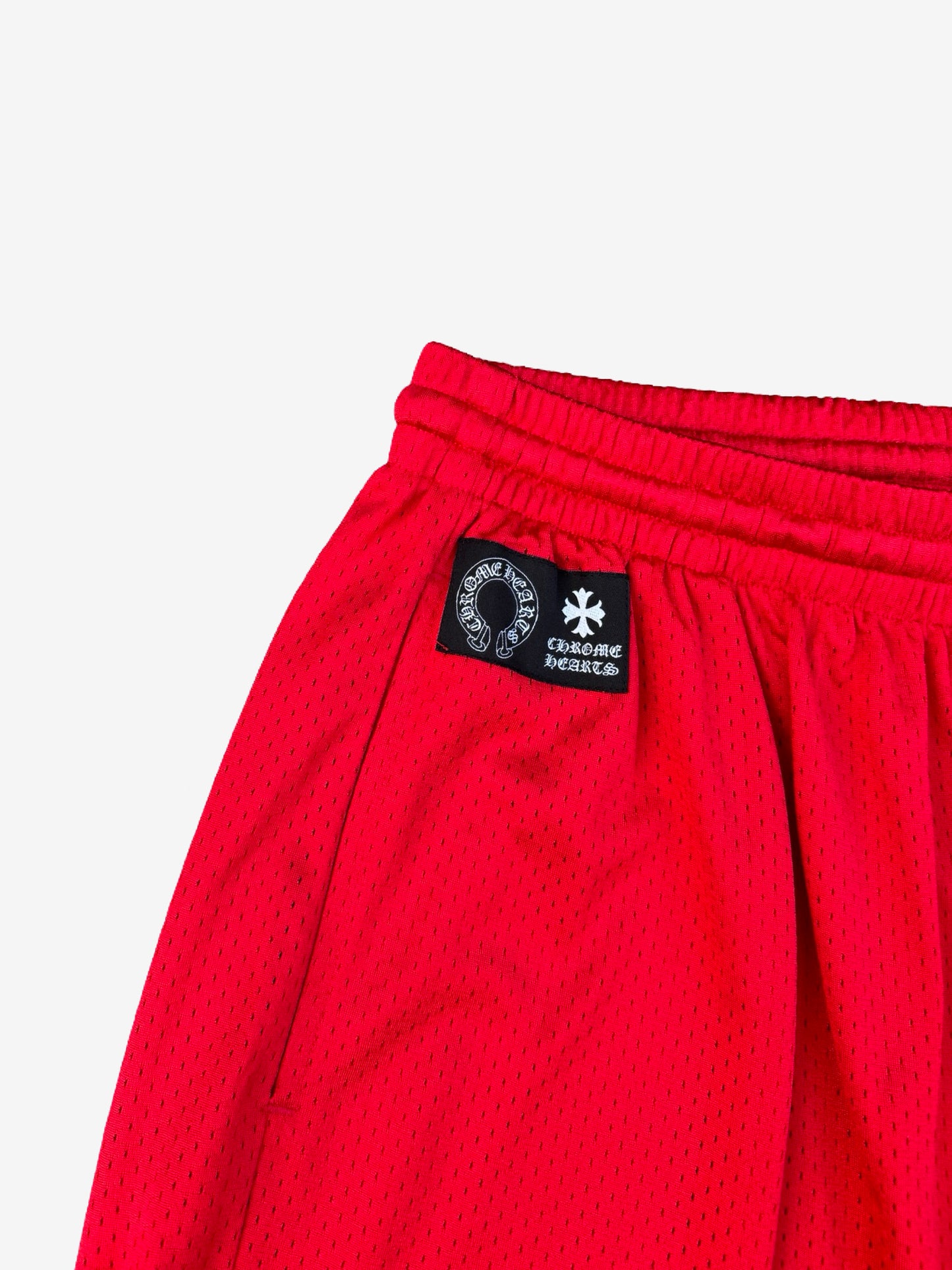 Chrome Hearts Red Team CNY Exclusive Mesh Shorts