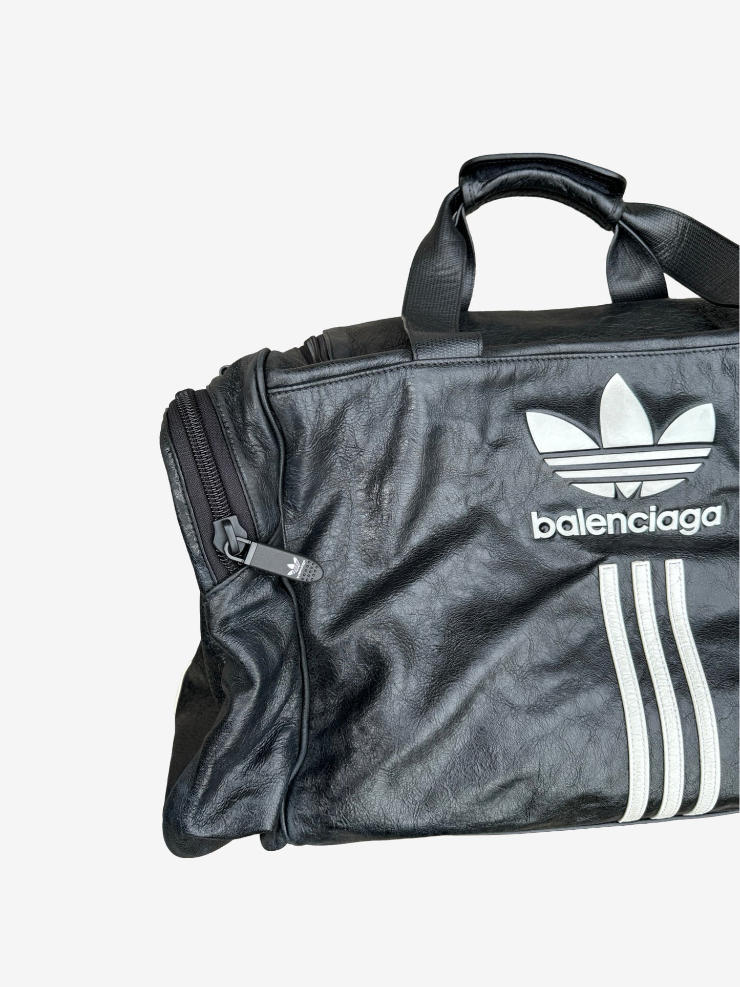 Balenciaga Adidas Full Leather Duffle Bag