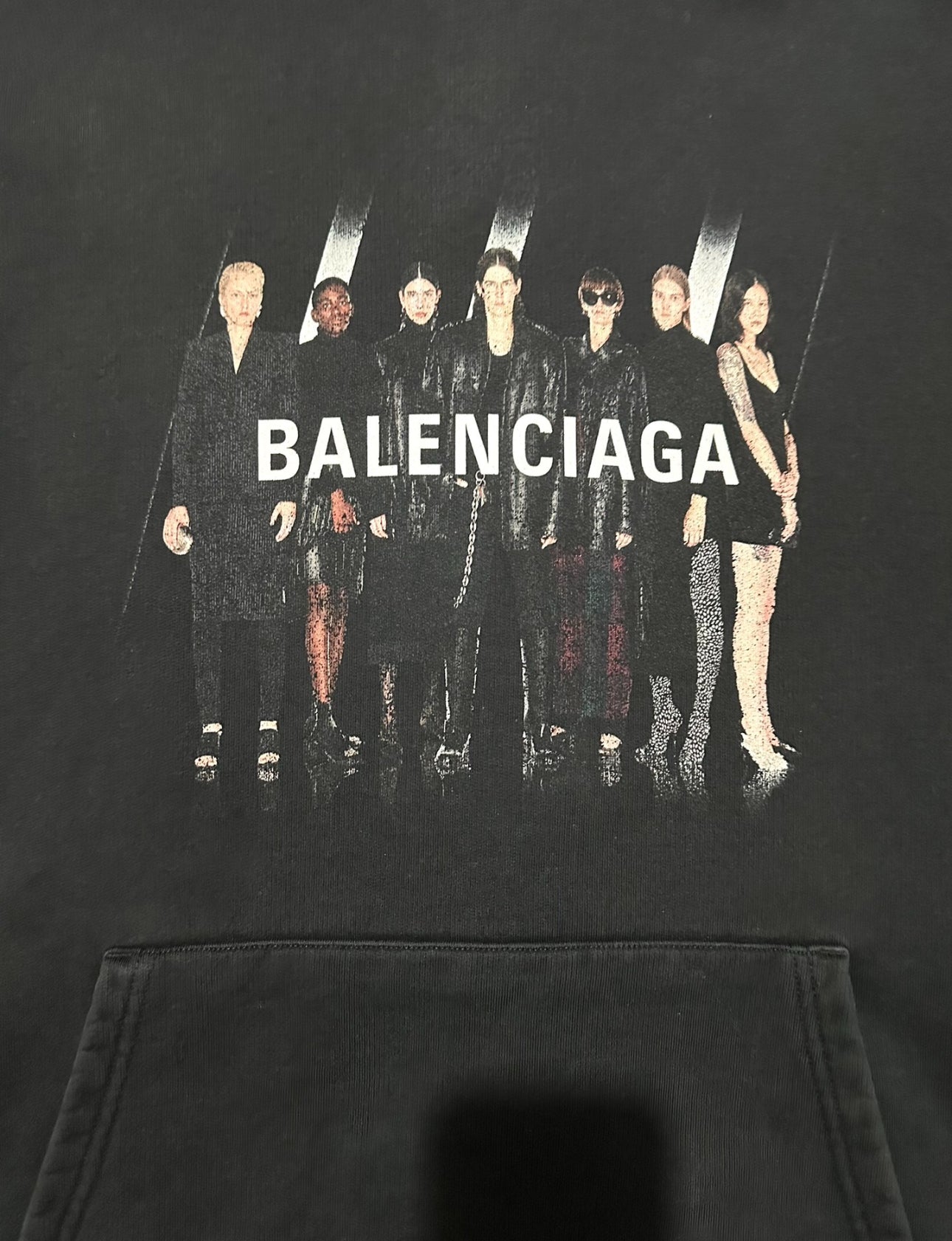 Balenciaga People Logo Hoodie