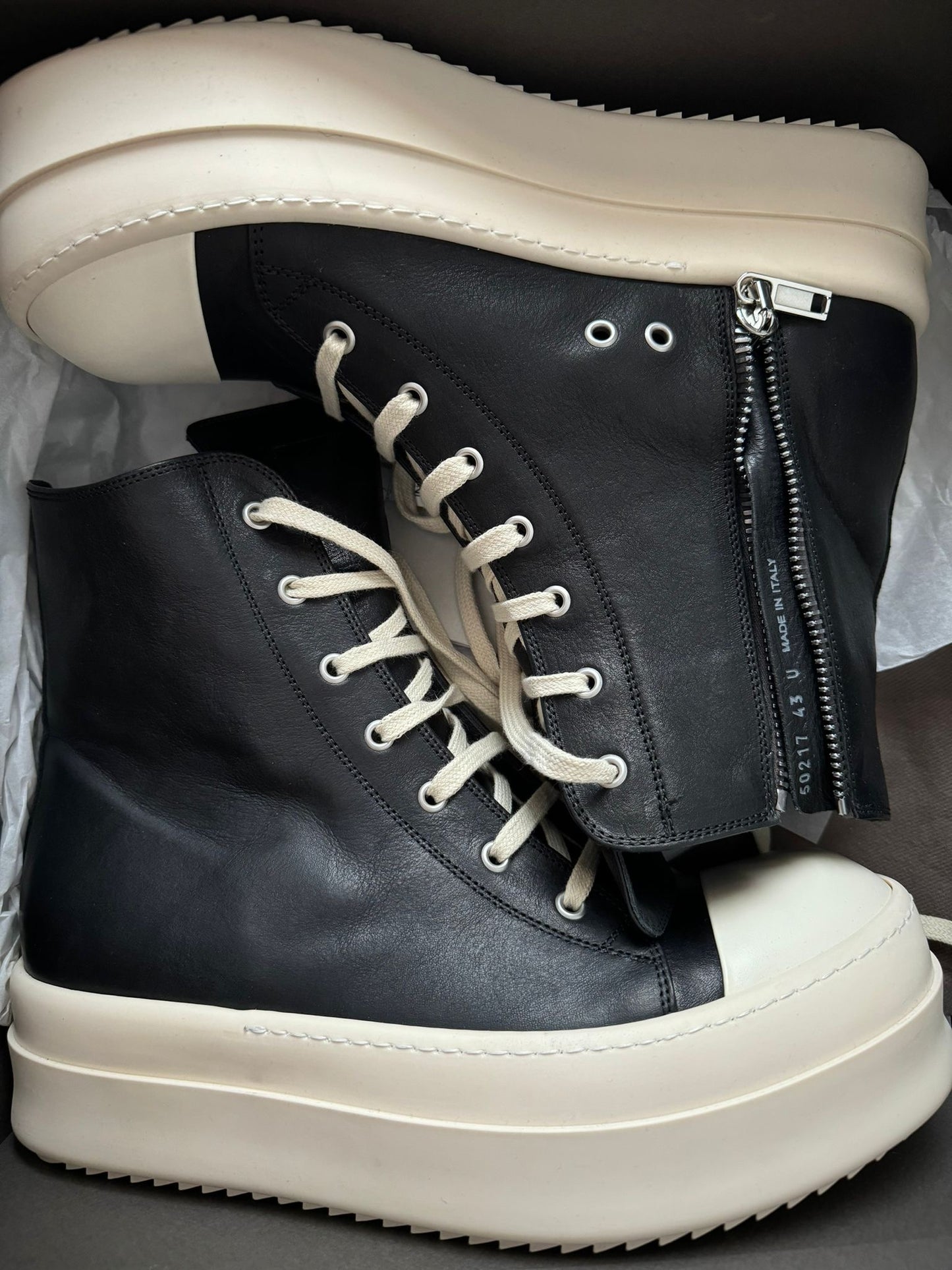 Rick Owens Double Bumber Leather Ramones Mainline