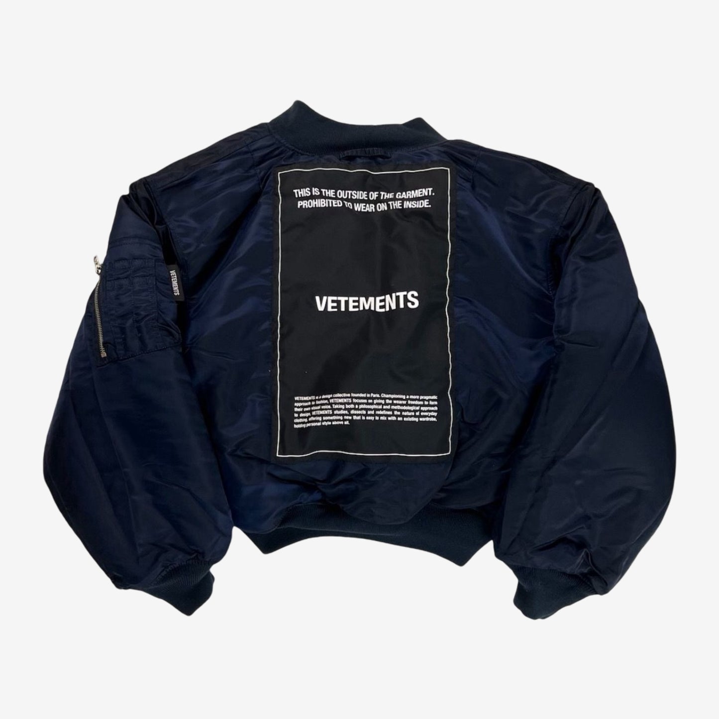 Vetements x Alpha Industrie Big Patch Bomber reversibel 