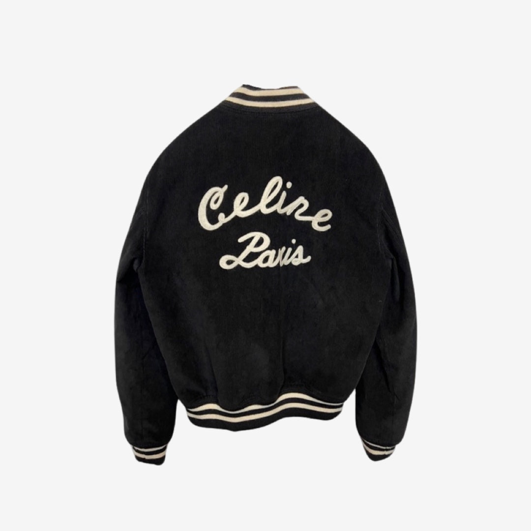 Celine Paris Logo Cord Bomber