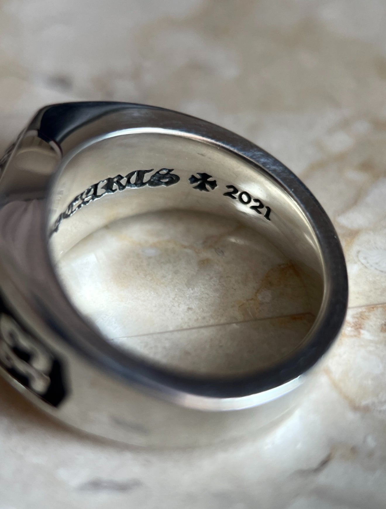 Chrome Hearts Champion Ring with Diamonds