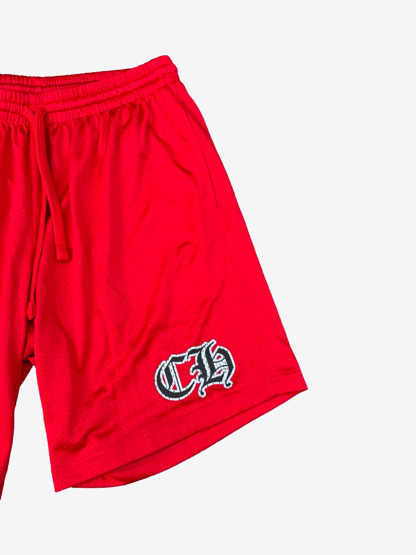 Chrome Hearts Red Team CNY Exclusive Mesh Shorts