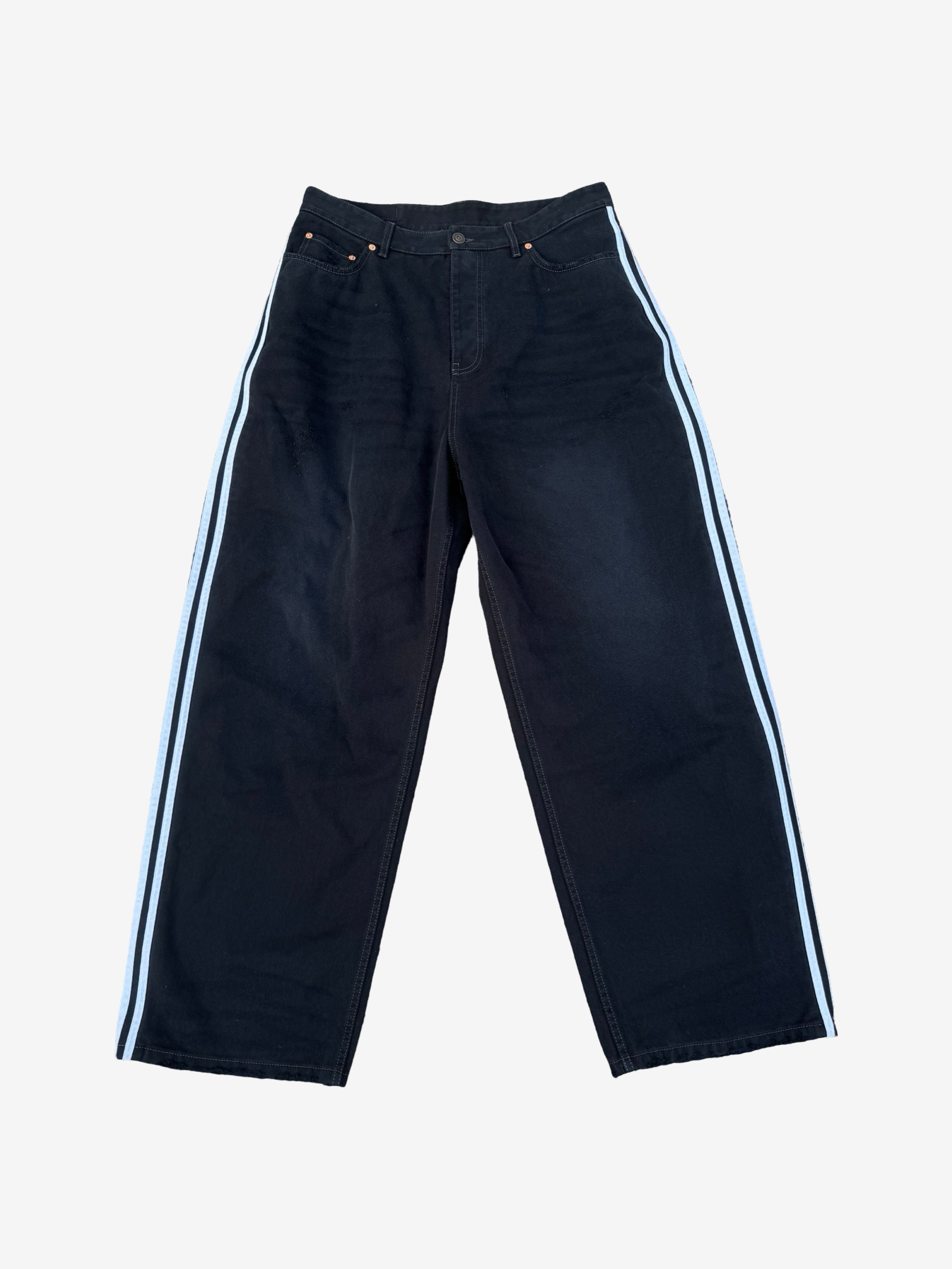 Balenciaga Adidas Black Oversized Denim – FyouGrails