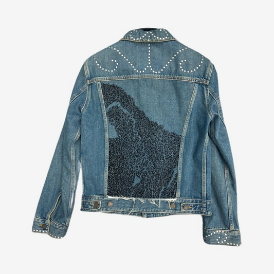 Saint Laurent SS15 Runway Chrystal Denim
Jacket