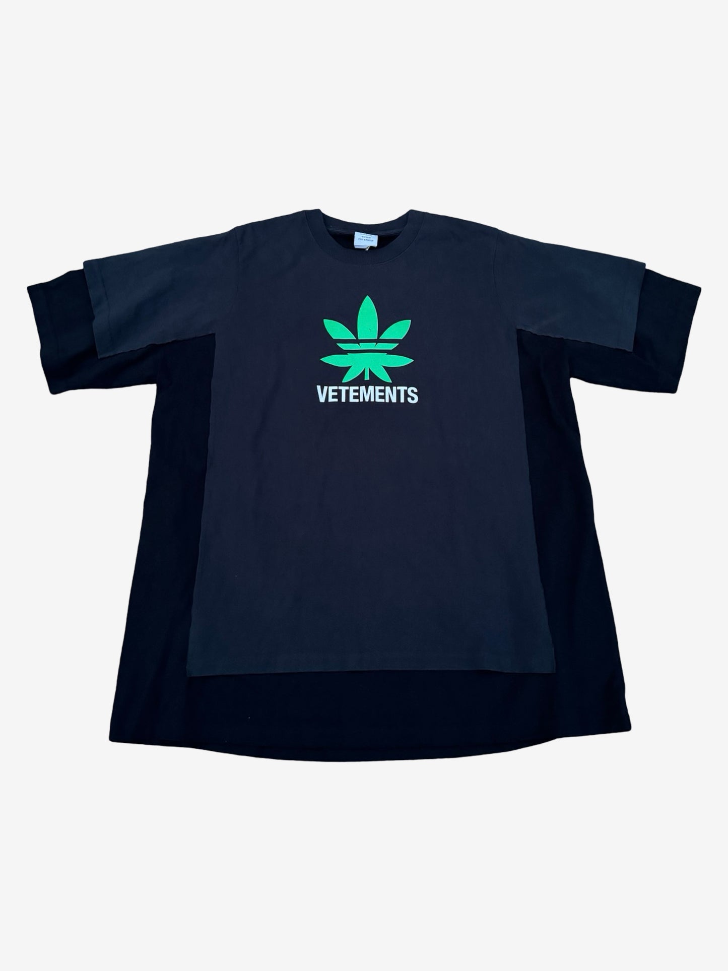 Vetements SS20 Weed Tshirt Black