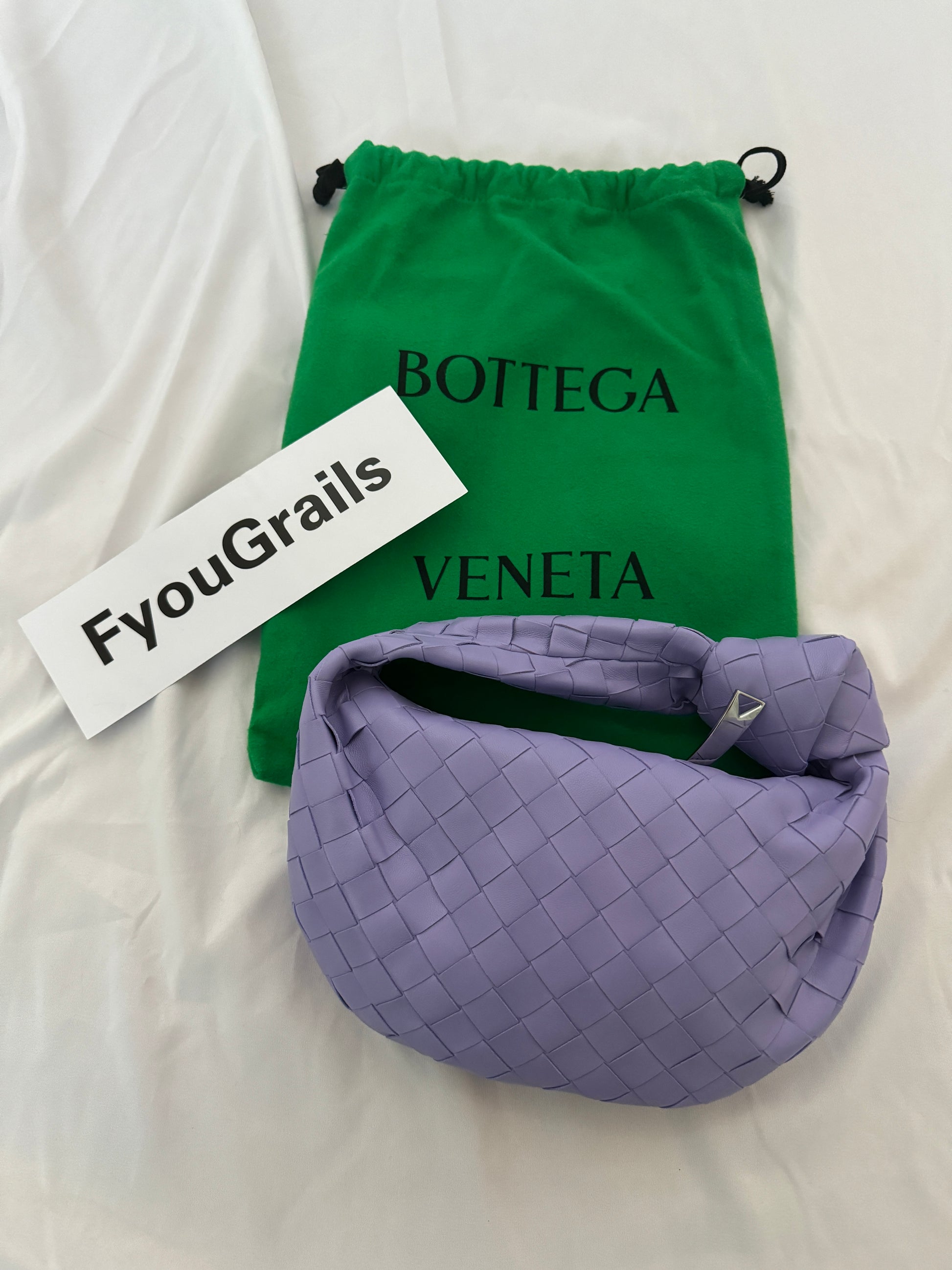 Bottega Veneta Purple Leather Jodie Mini