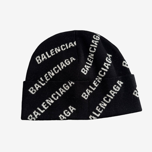 Balenciaga Logo Knit Hat