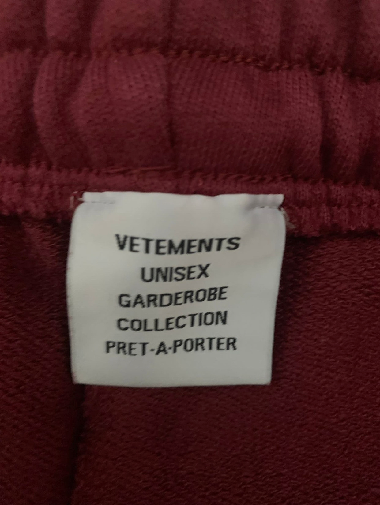 Vetements Logo Anarchy Sweatpants