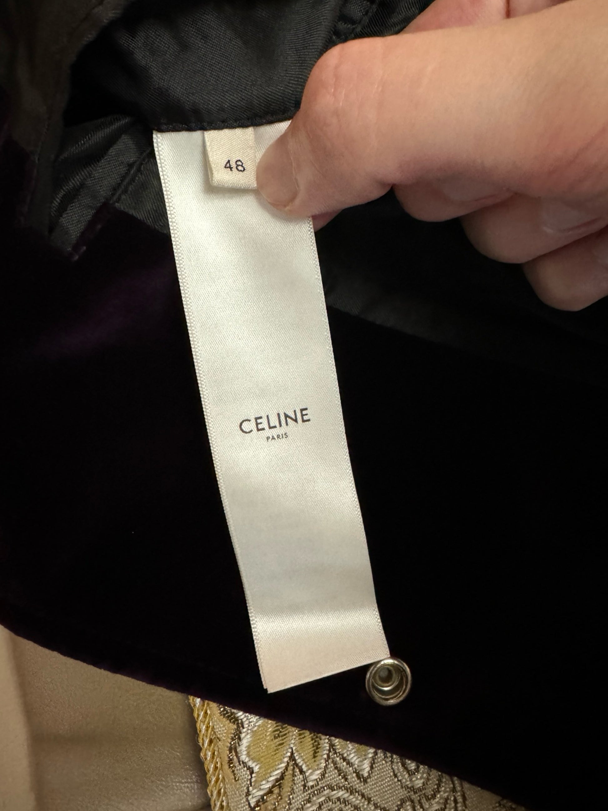 Celine FW20 Purple Teddy Jacket