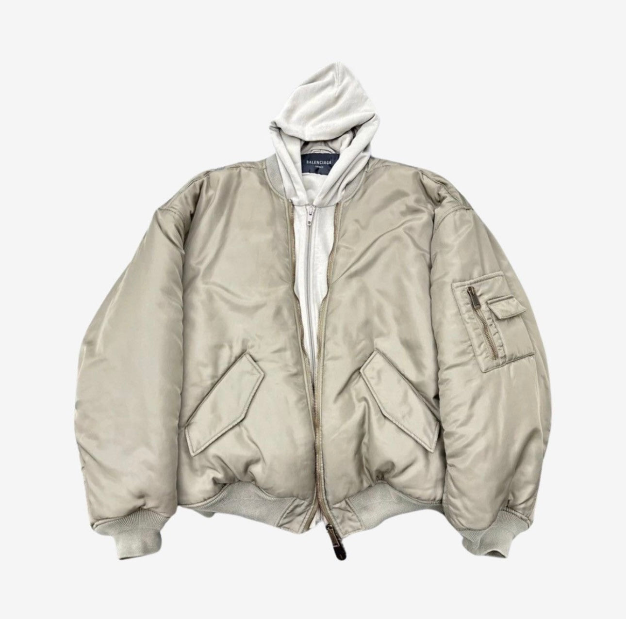 Balenciaga SS23 All In Bomber Khaki Color 