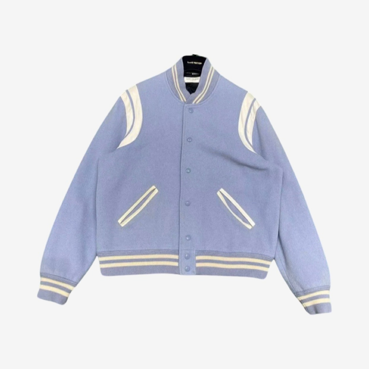 Baby blue teddy jacket hotsell