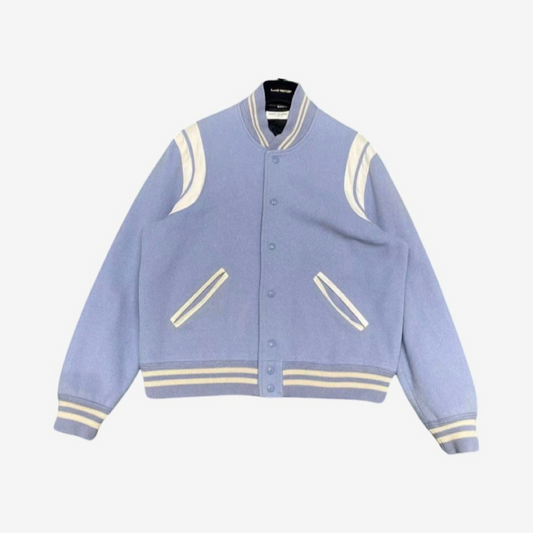 Saint Laurent SS16 Baby Blue Teddy Jacket