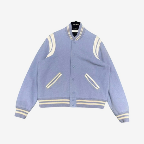 Saint Laurent SS16 Baby Blue Teddy Jacket FyouGrails