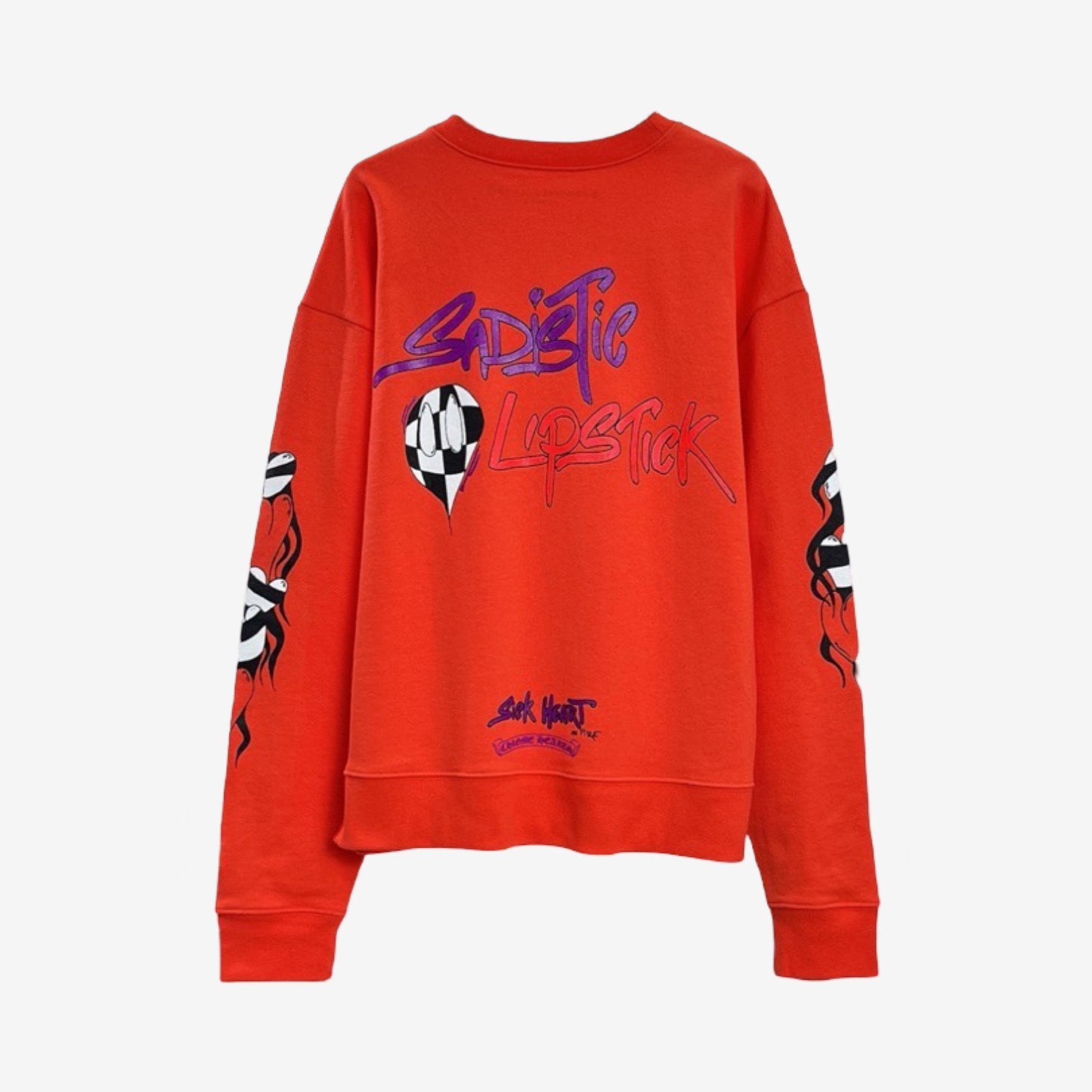 Chrome Hearts Mattyboy Sadistic Lipstick Orange Sweatshirt