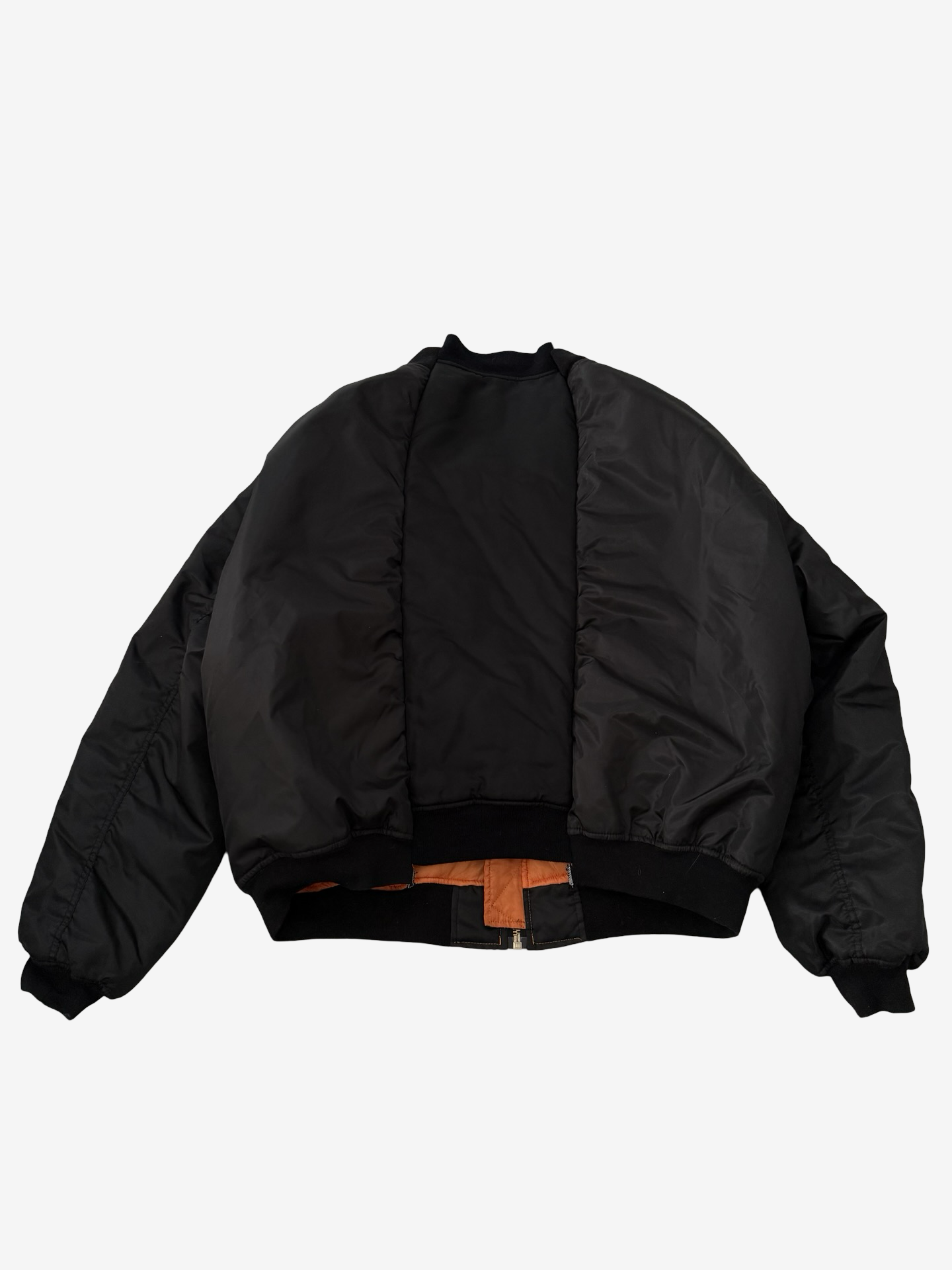 Vetements AW16 Reversible Black Deconstructed Bomber OS