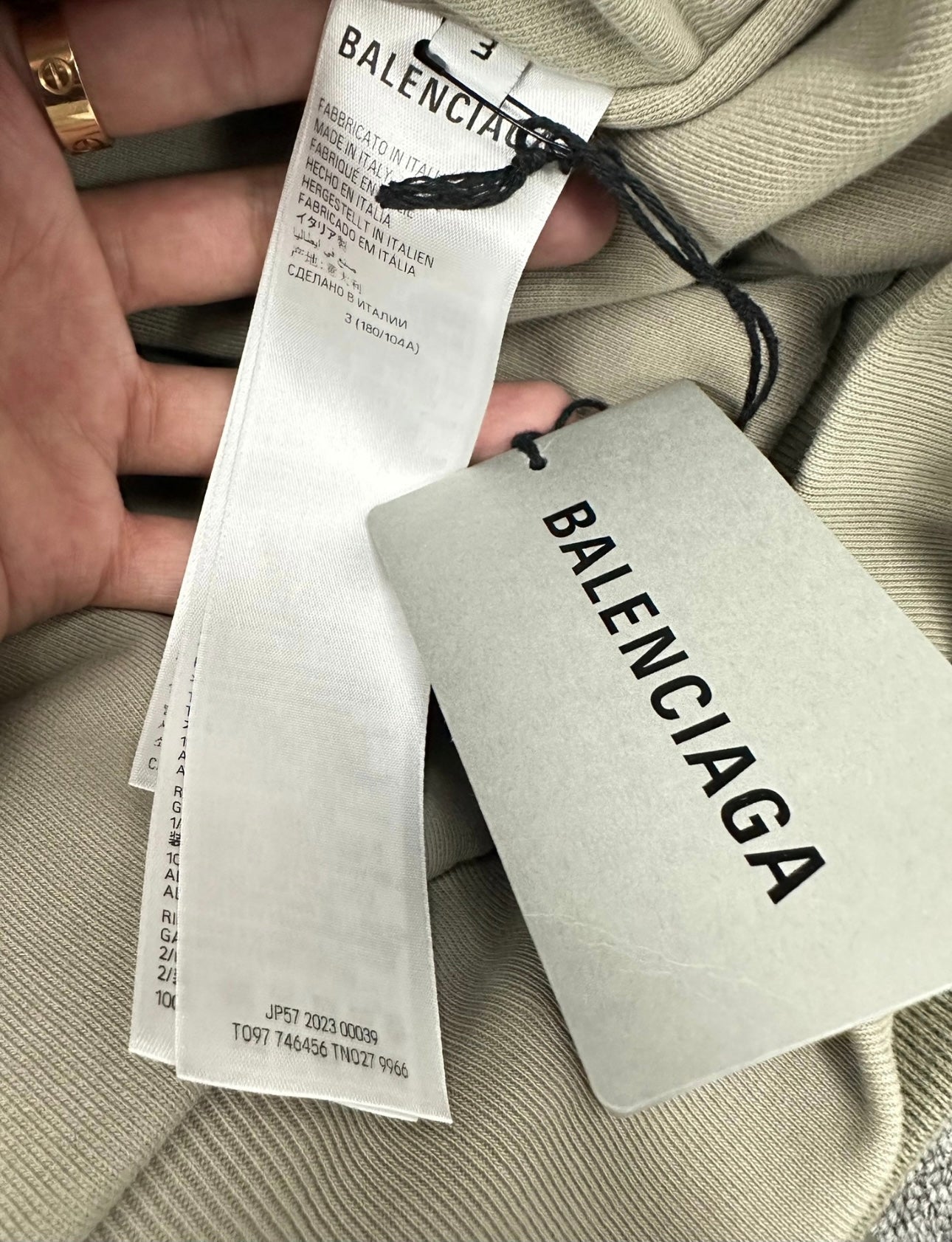 Balenciaga SS23 All In Bomber Khaki Color 