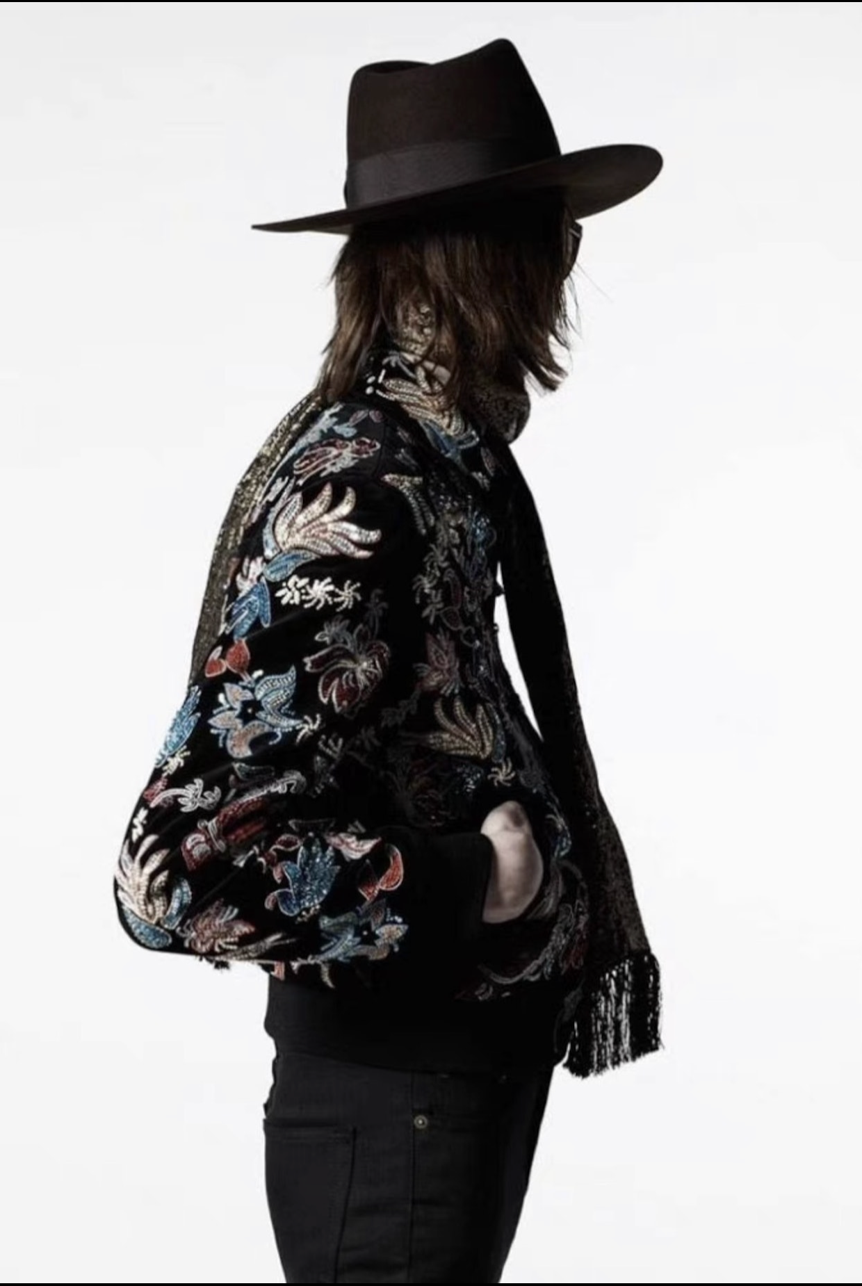 Saint Laurent Paris AW16 Stiched Floral
Jacket