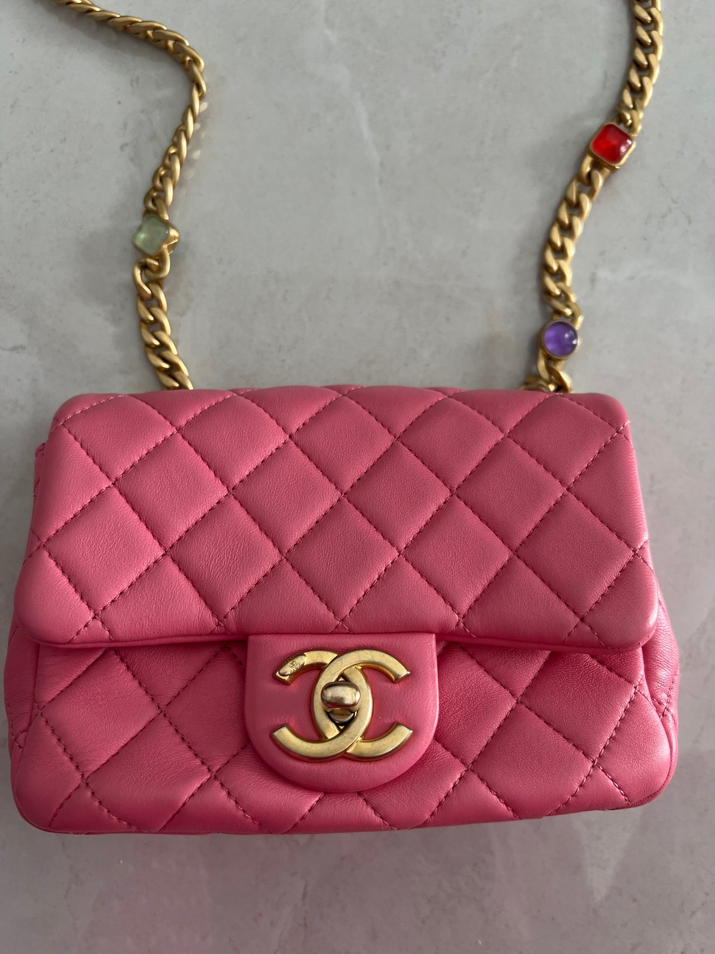 Chanel Pink Classic Flap CF