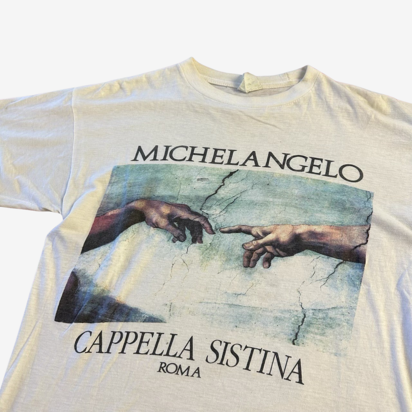 Vintage "Michelangelo" T-shirt Sz.L