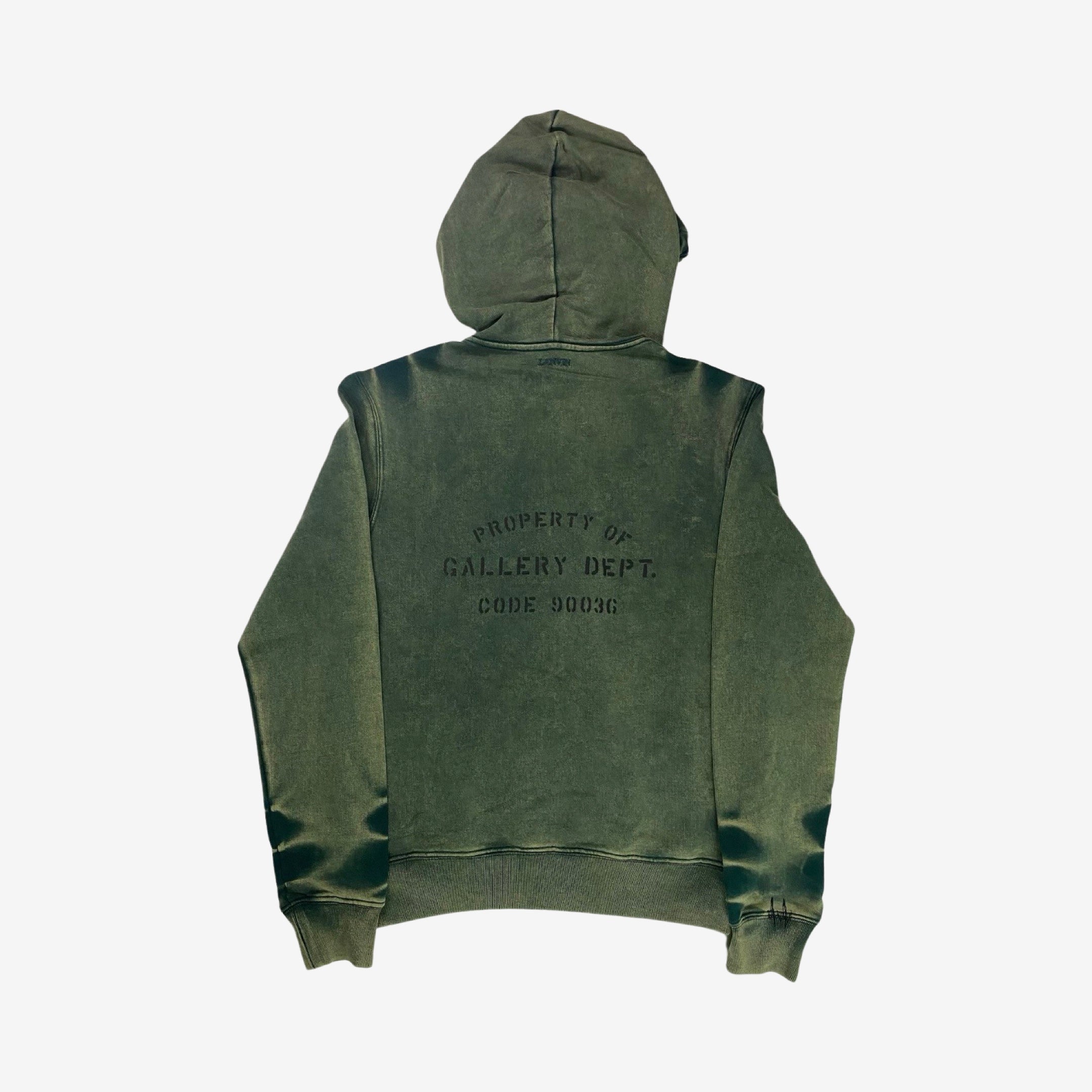 Gallery Dept x Lanvin Paint Splatter Hoodie Green – FyouGrails