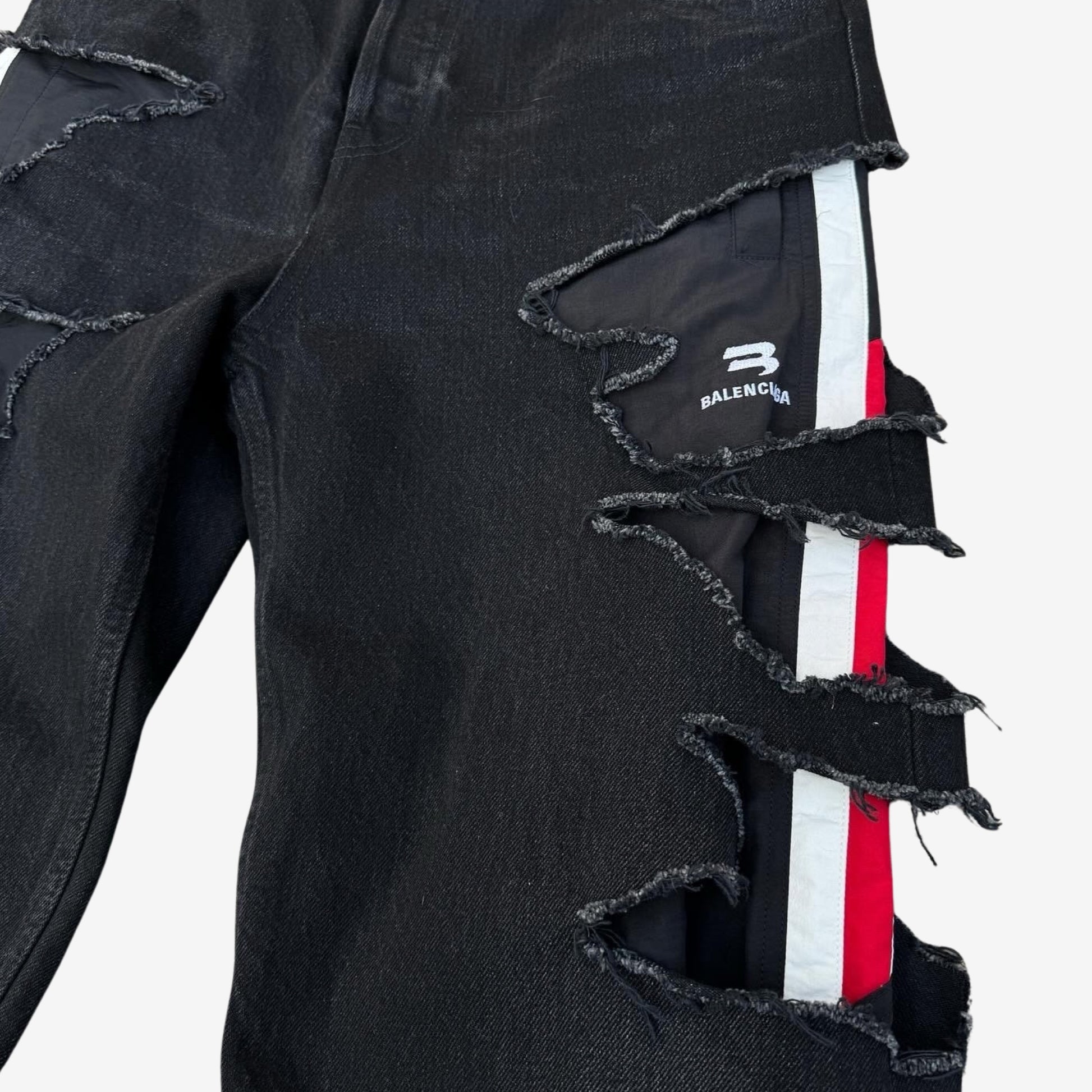 Balenciaga AW21 Slashed Denim 