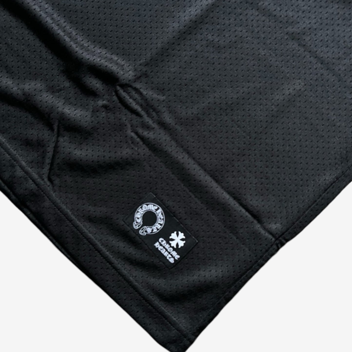 Chrome Hearts Black Mesh Shortsleeve Top