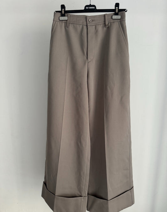 Louis Vuitton 23 Wide Brown Runway Pants Sz.46