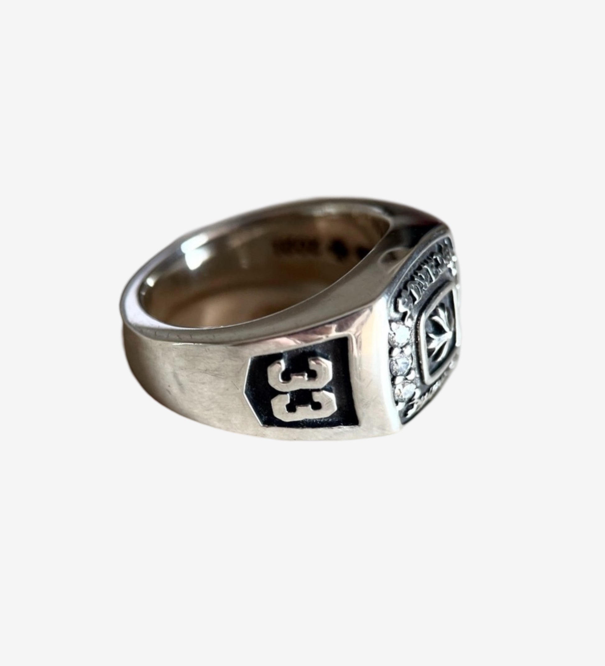 Chrome Hearts Champion Ring with Diamonds