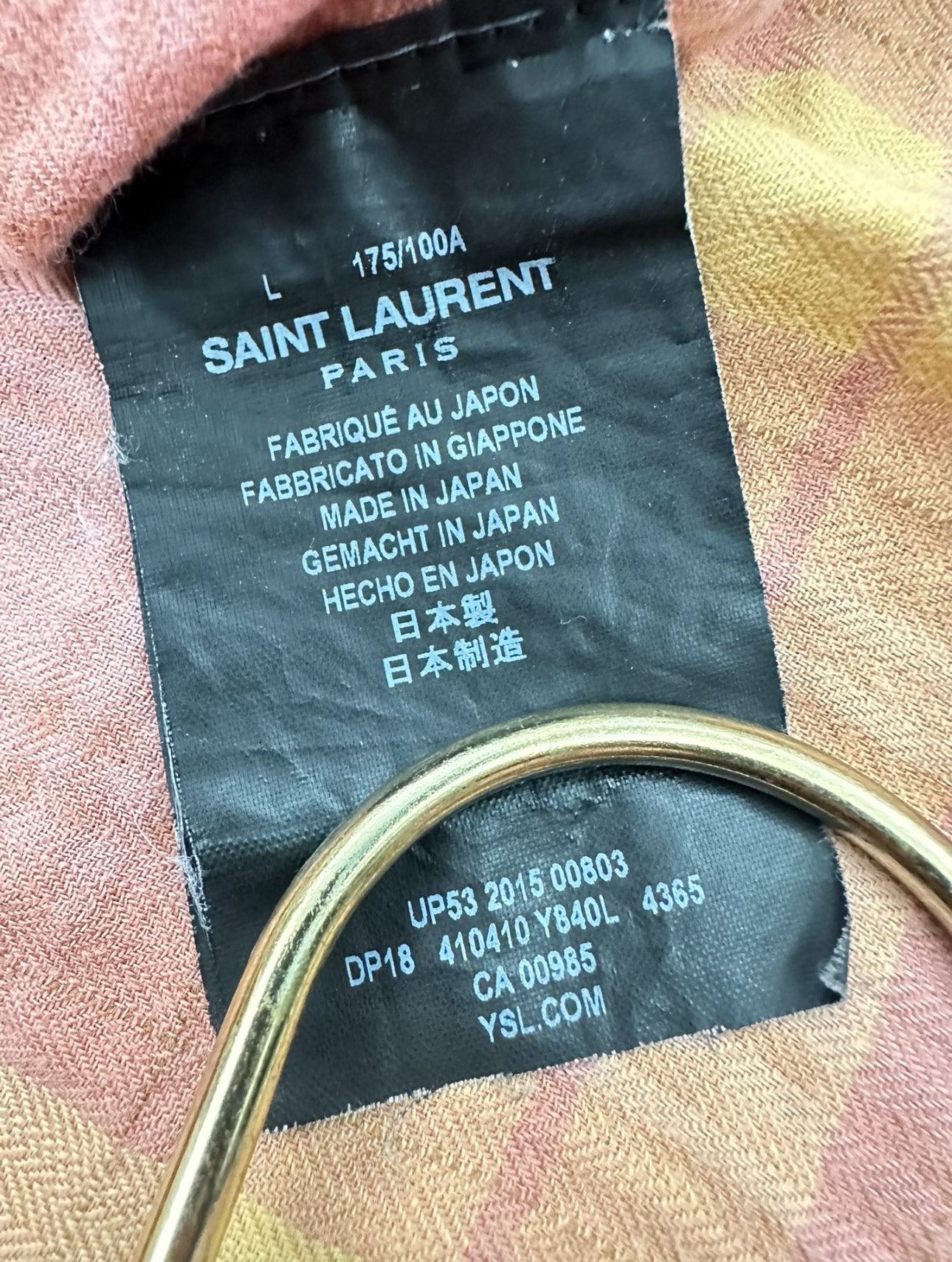 Saint Laurent Paris SS16 Bleached two tone Shirt Sz. L – FyouGrails