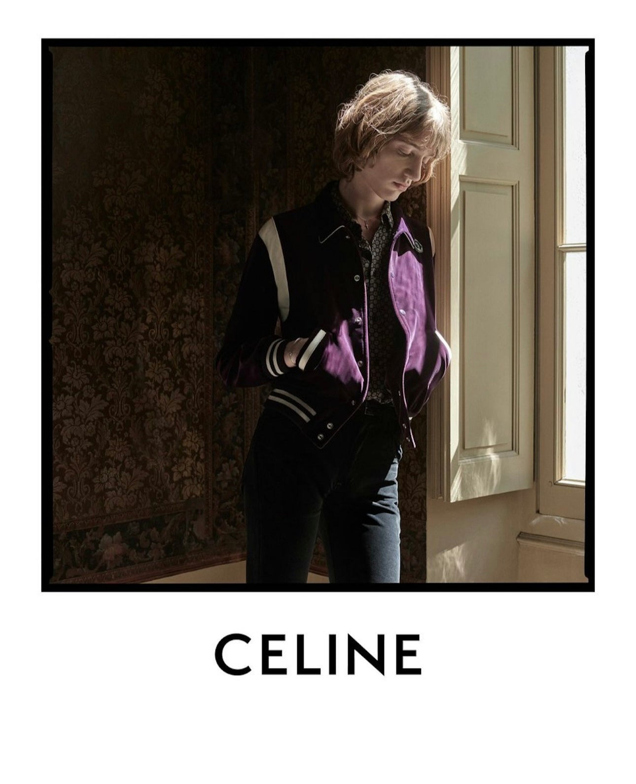 Celine FW20 Purple Teddy Jacket