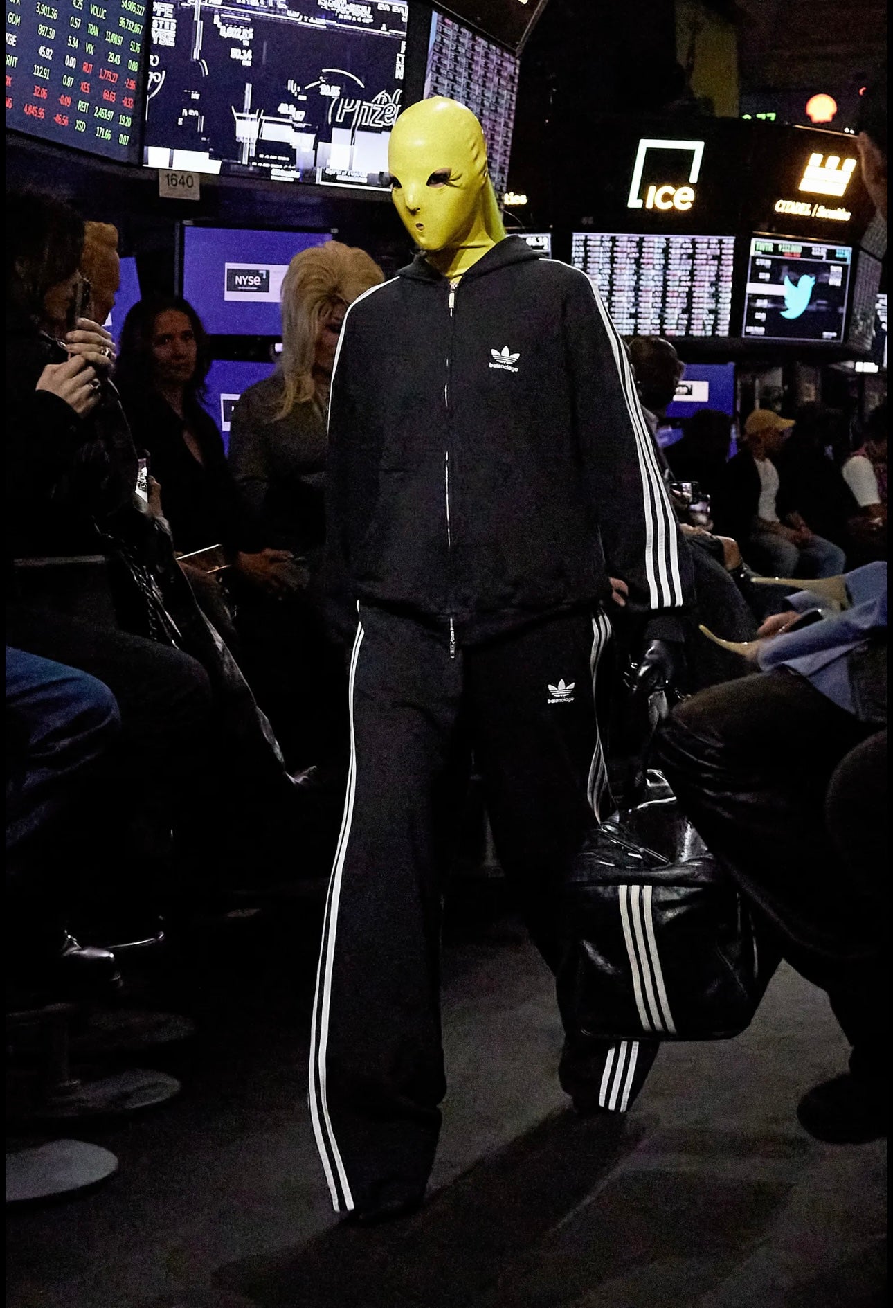 Balenciaga Adidas Oversized Cotton Sweatpants