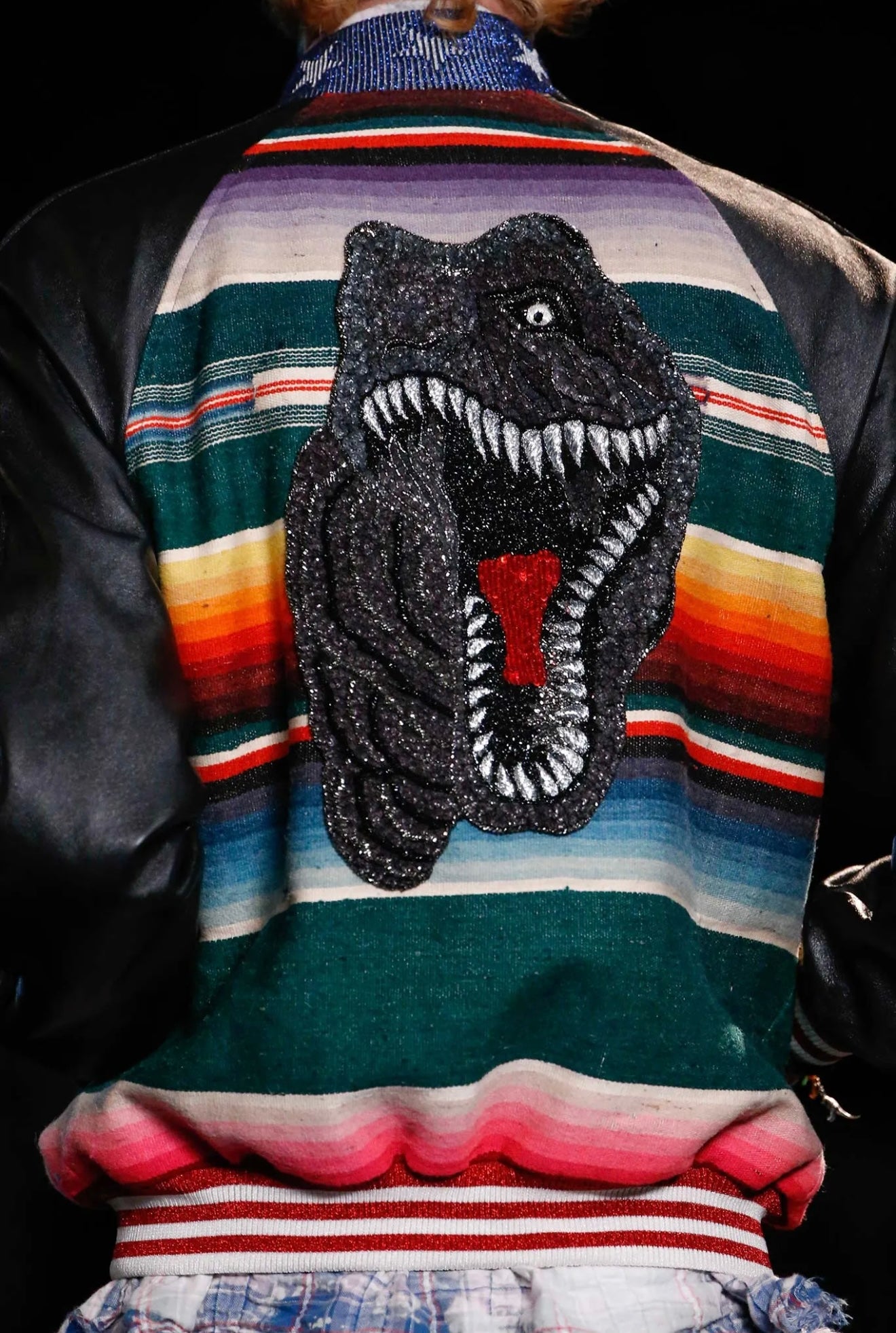 Saint Laurent Paris SS16 T-Rex Mexican Bomber Sz.48