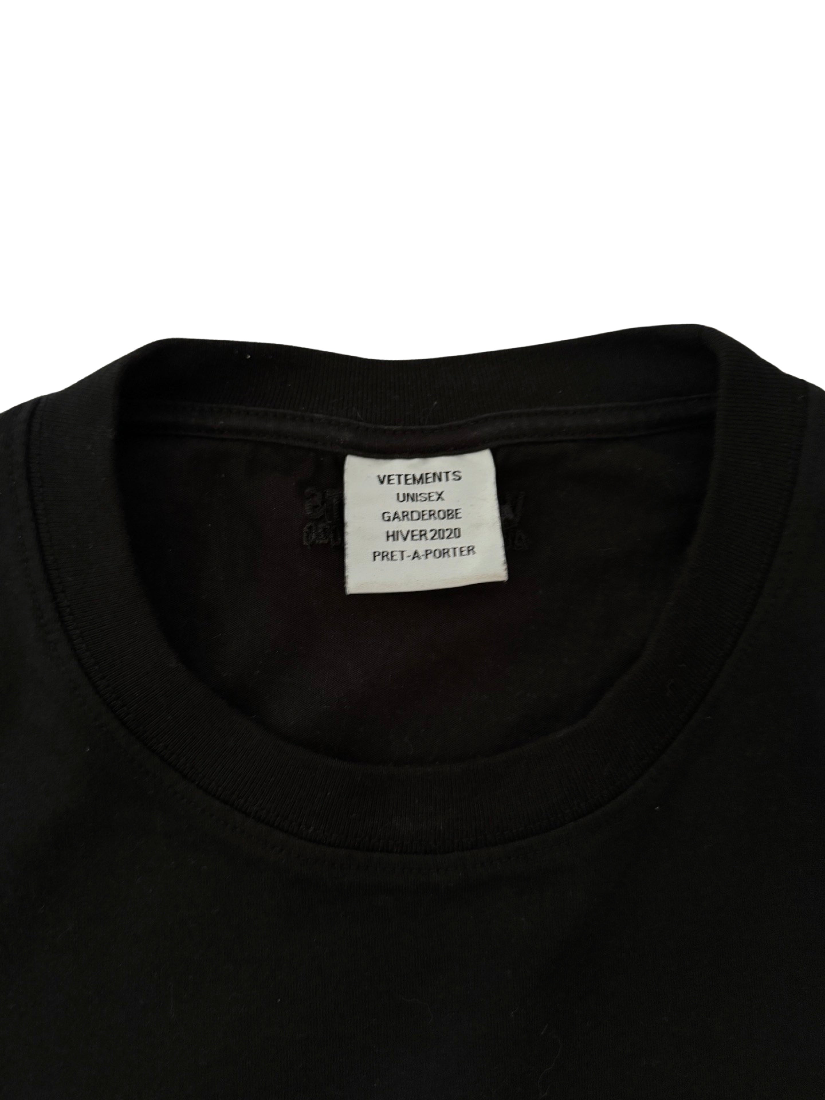 purchase store Vetements oversized “HaHaHa” tee