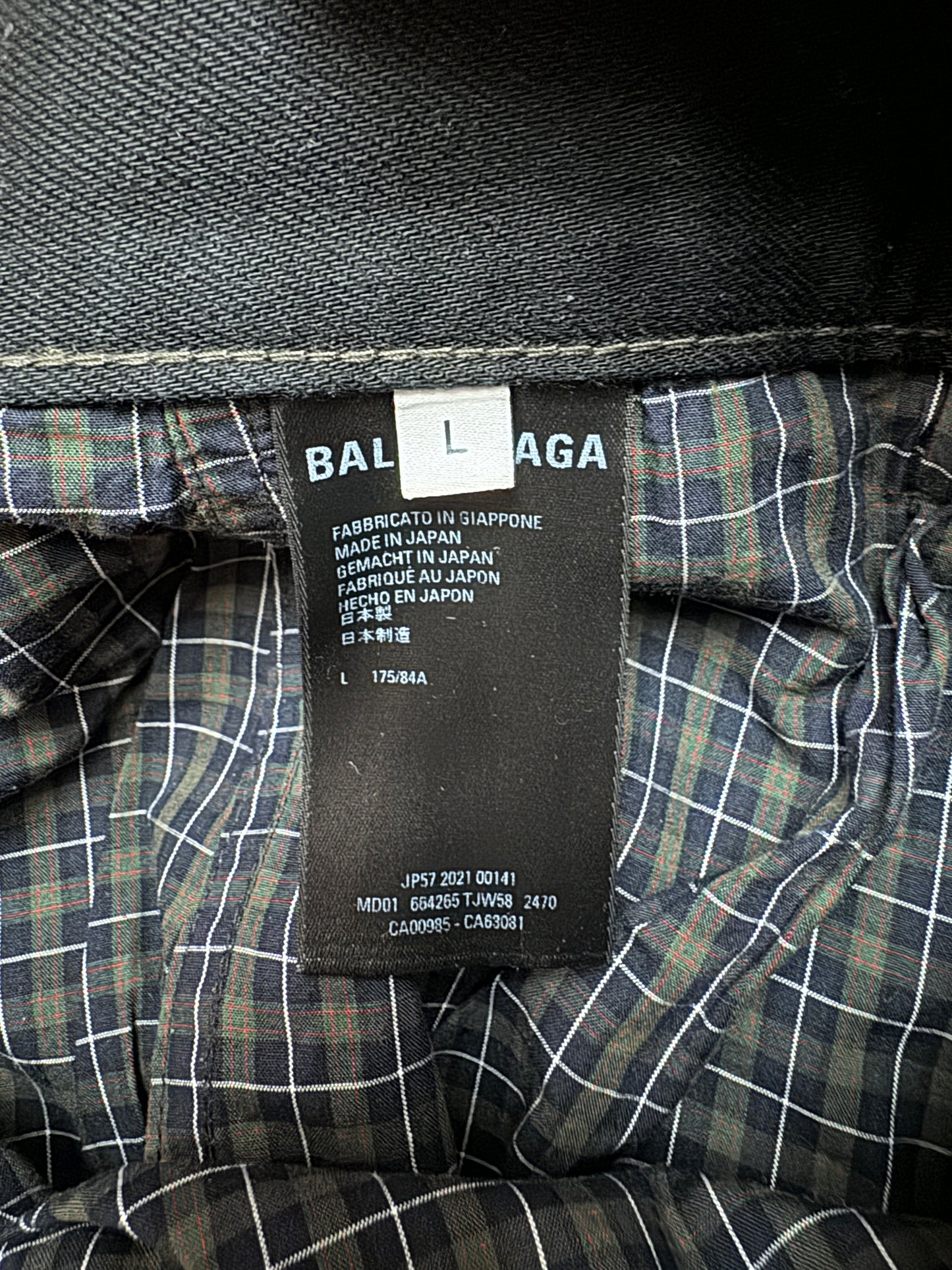 Balenciaga AW21 Thorn Denim